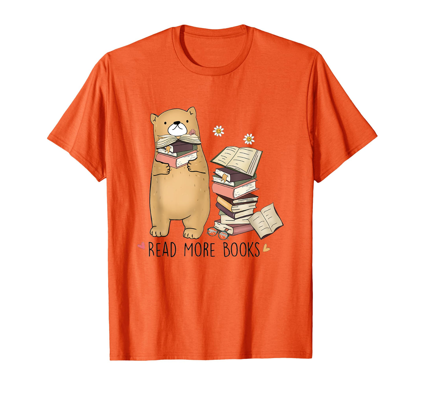 Read More Books Reading Book Lovers Bear T-Shirt