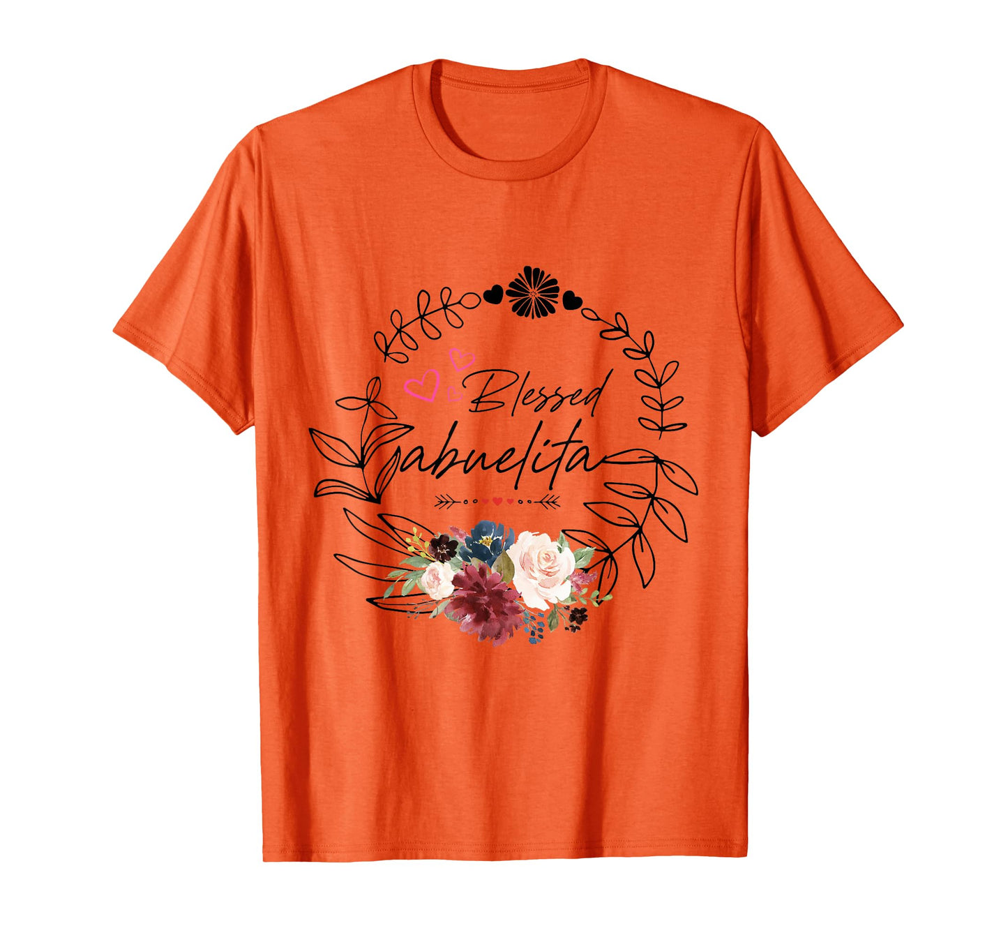 Blessed abuelita Floral est 2025 funny floral mother's day T-Shirt