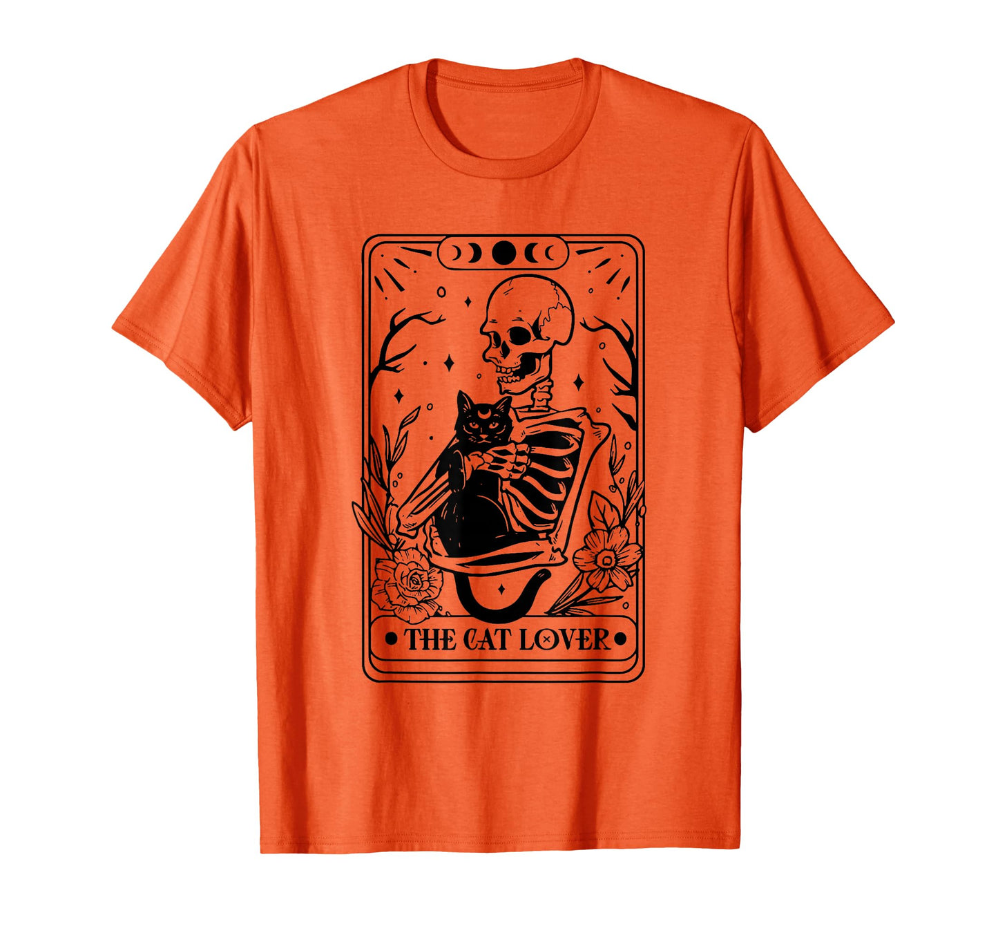 The cat lover tarot, Cat lover, Skeleton and cat, Cat tarot T-Shirt