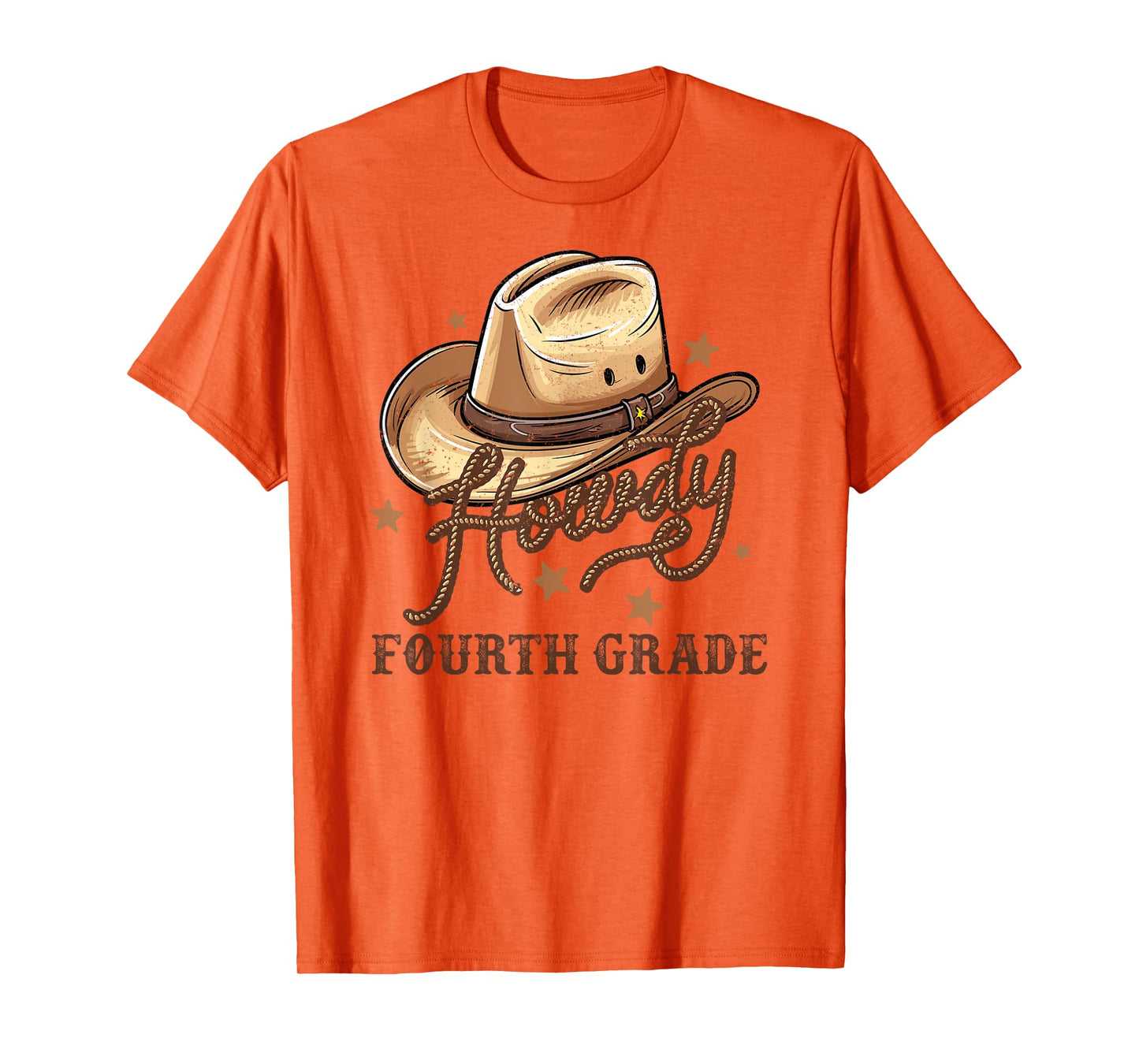4th Grade Teacher Rodeo Country Western Howdy Fourth Grade T-Shirt