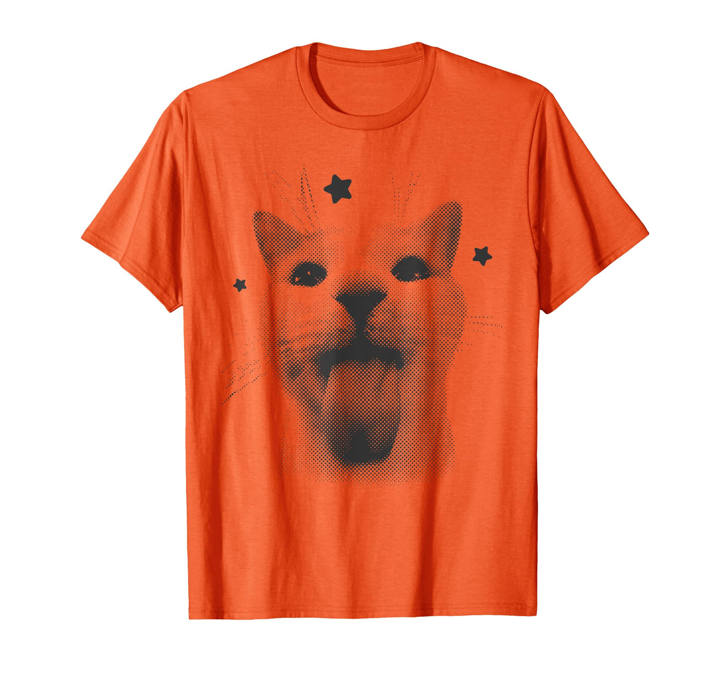 Funny Y2k Retro Cat Silly Vintage Kitten Meme Cat Lover T-Shirt