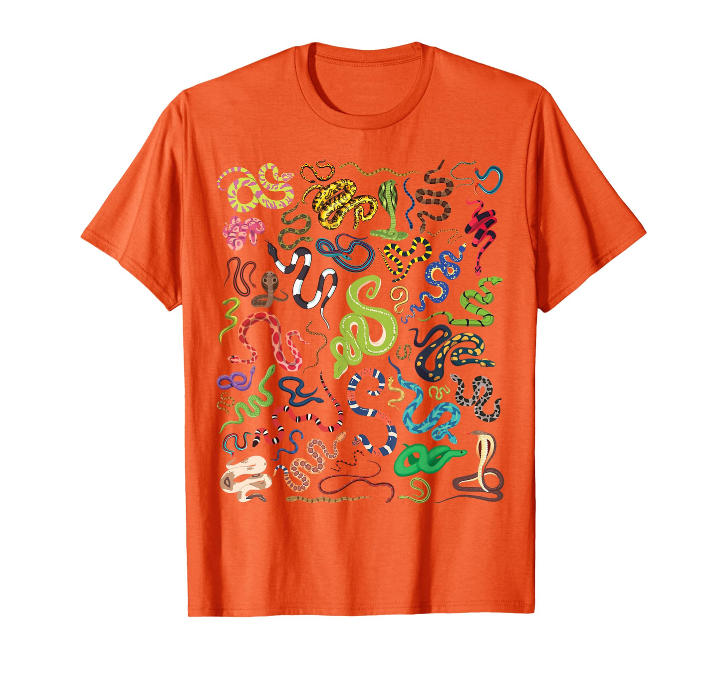 Types Of Snakes Educational Herpetologist Kids Boys Girls T-Shirt