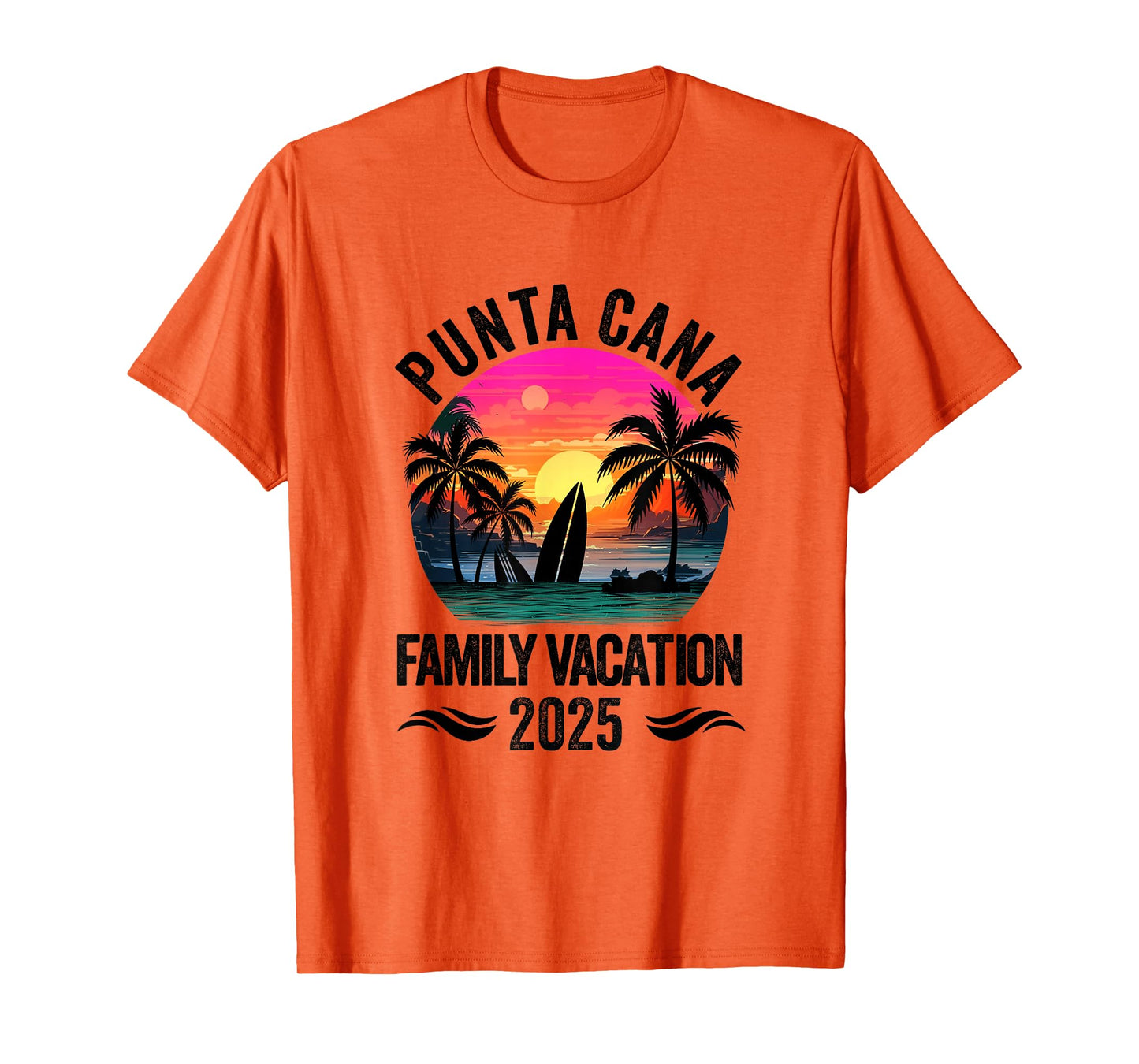 Punta Cana Family Vacation 2025 Matching Outfits Beach T-Shirt