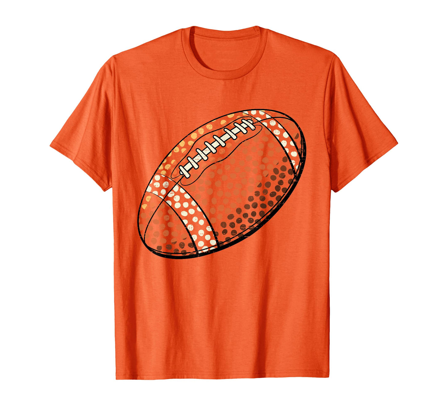 Happy Dot Day Football Colorful Polka Dots Boy Teen Youth T-Shirt