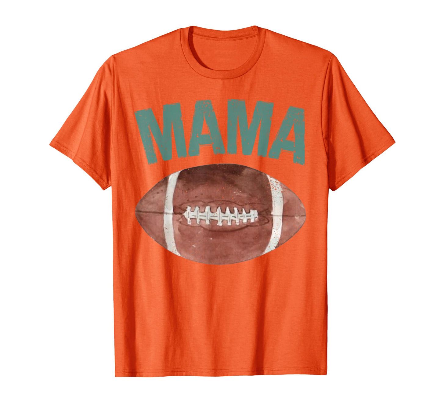 Mama of The 1 Year Old Football 1st Year Down Birthday Party T-Shirt