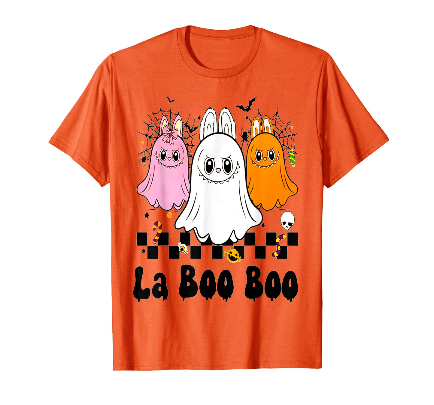 Cute Laboo Boo Ghost Halloween Shirt for Adults Boys Girls T-Shirt