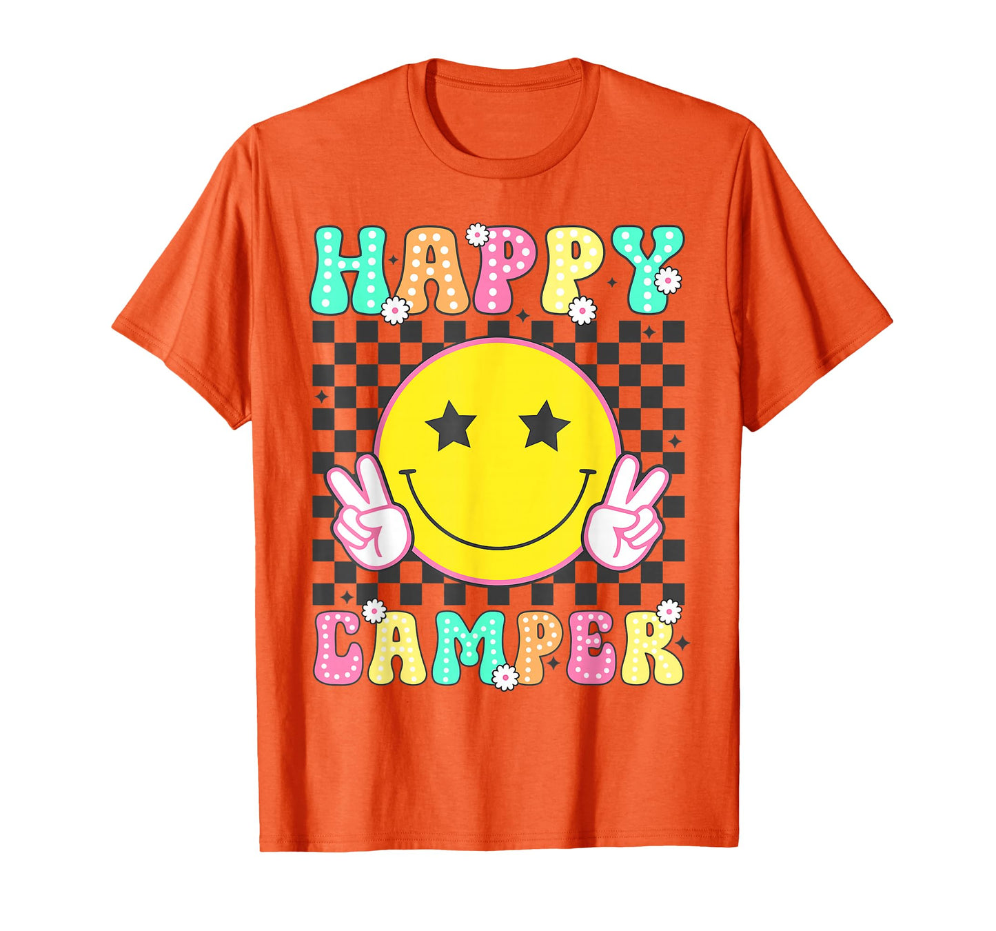 Camper Happy Summer Camp Camping for Men Women Kids T-Shirt