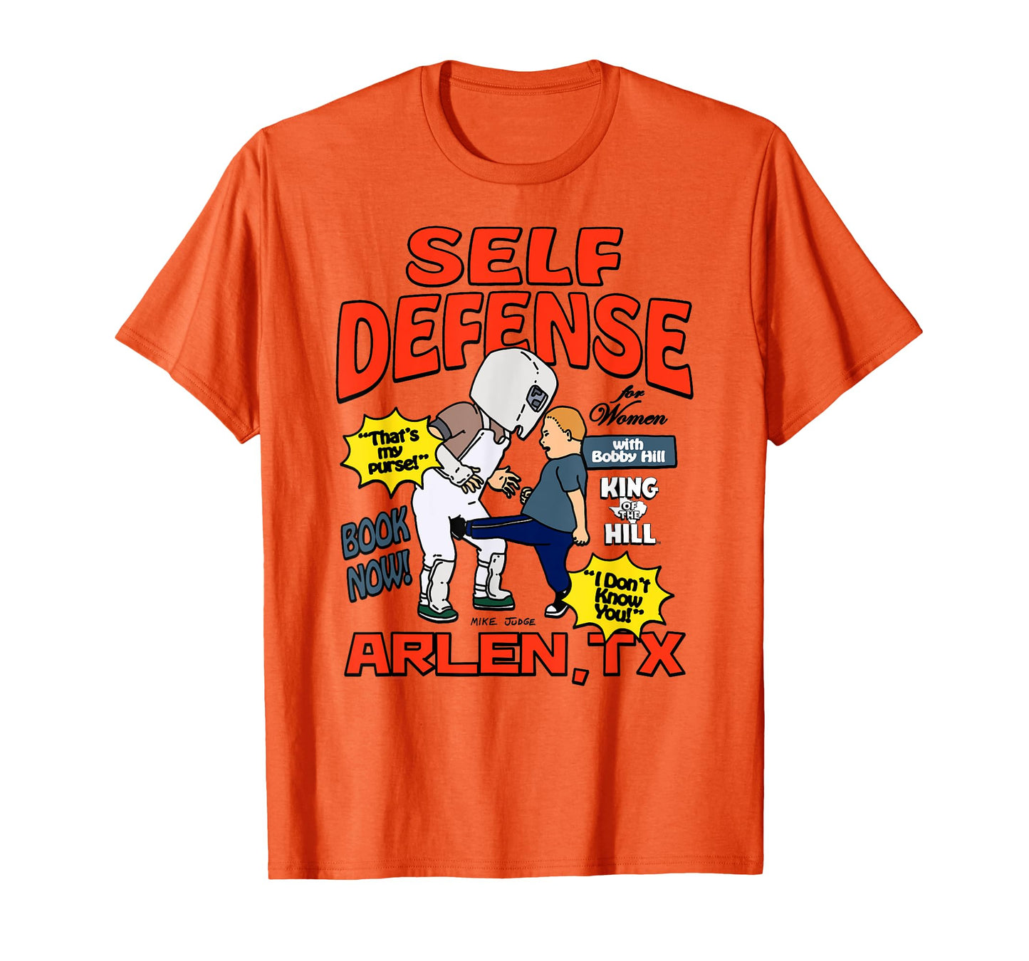 King of the Hill Bobby's Self Defense Class Cartoon T-Shirt