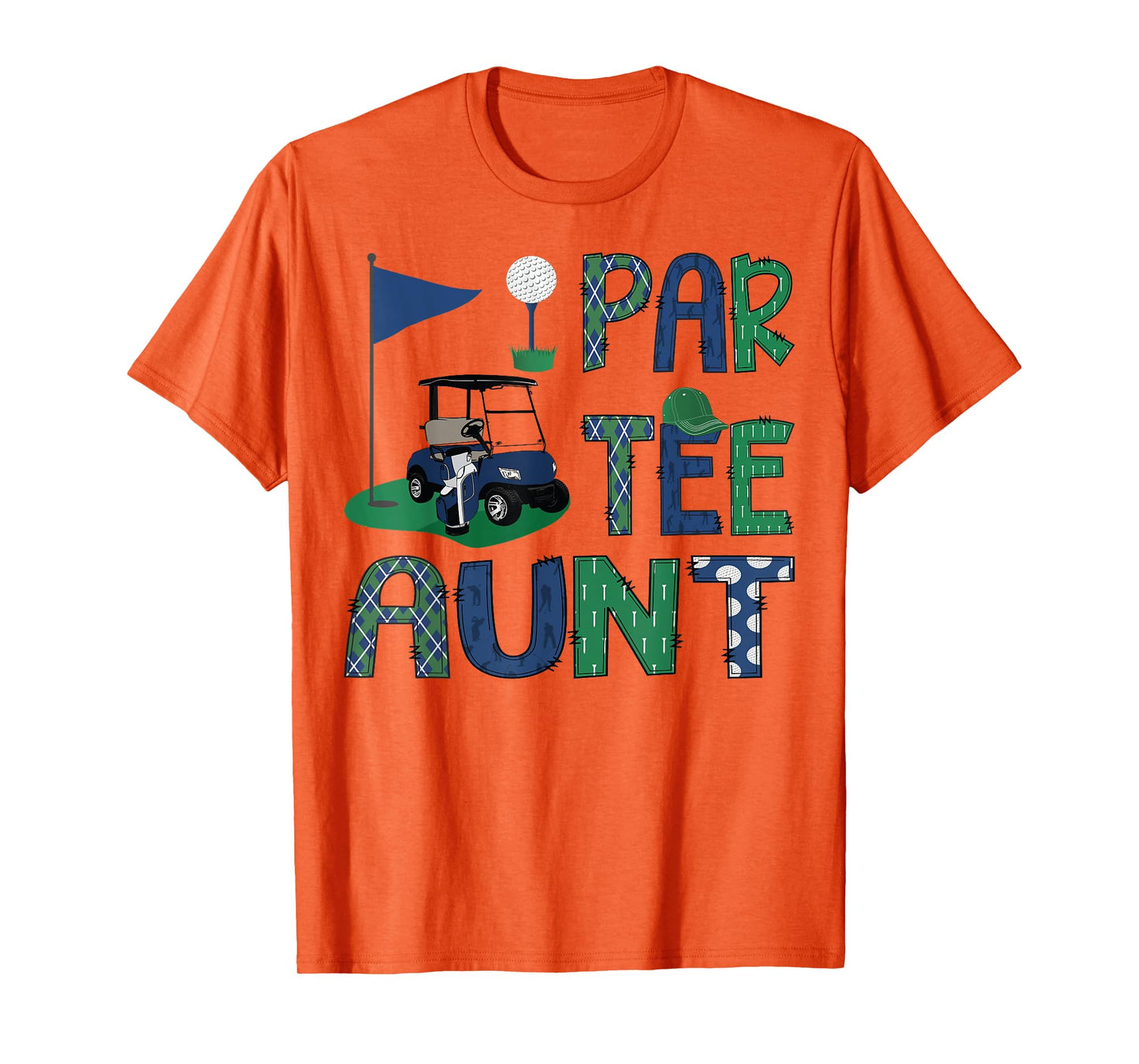 Par-Tee Aunt Golf Lover Birthday Party Family Matching T-Shirt