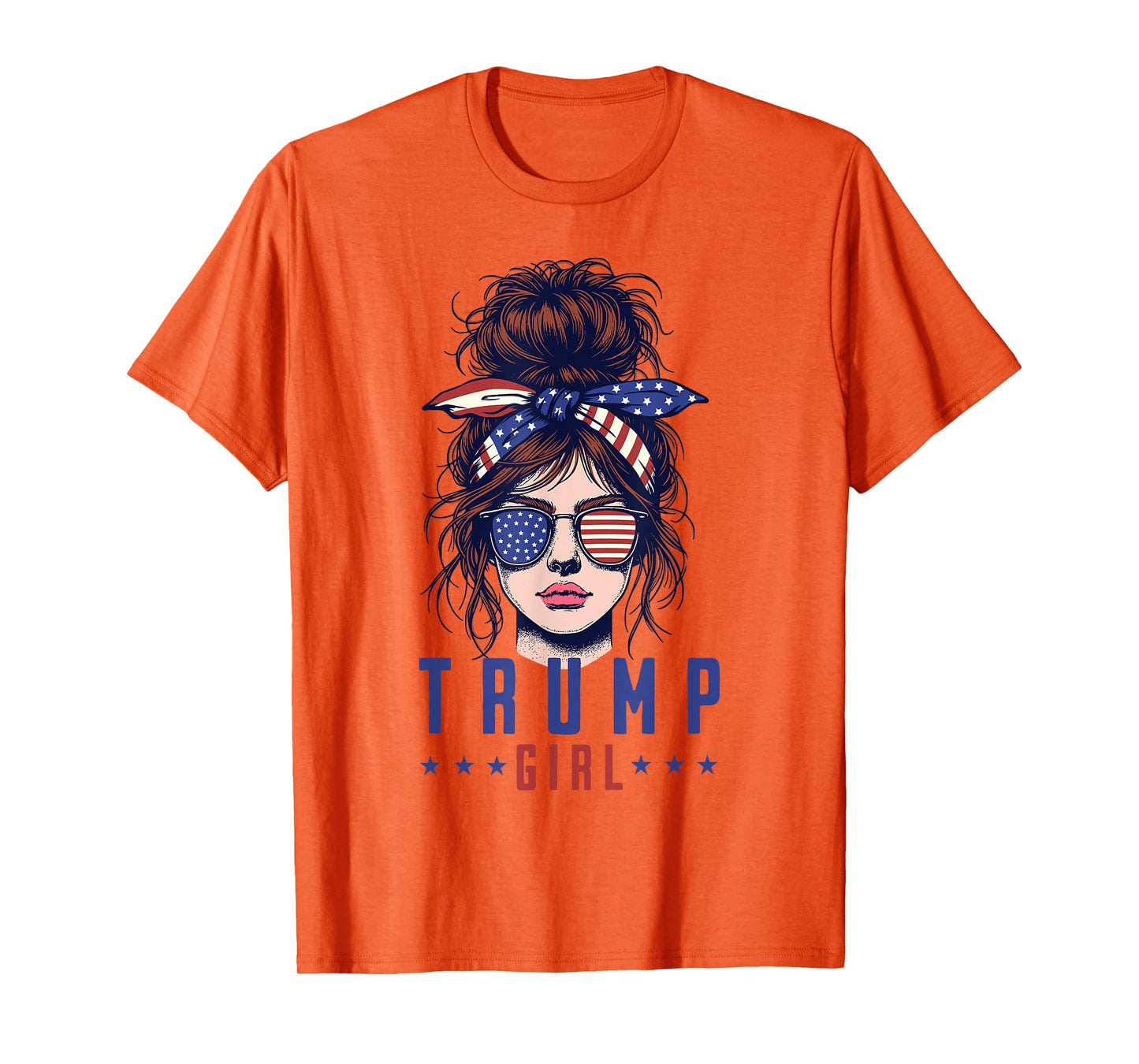 Women Yes I'm A Trump Girl Get Over It Trump 2024 Election T-Shirt