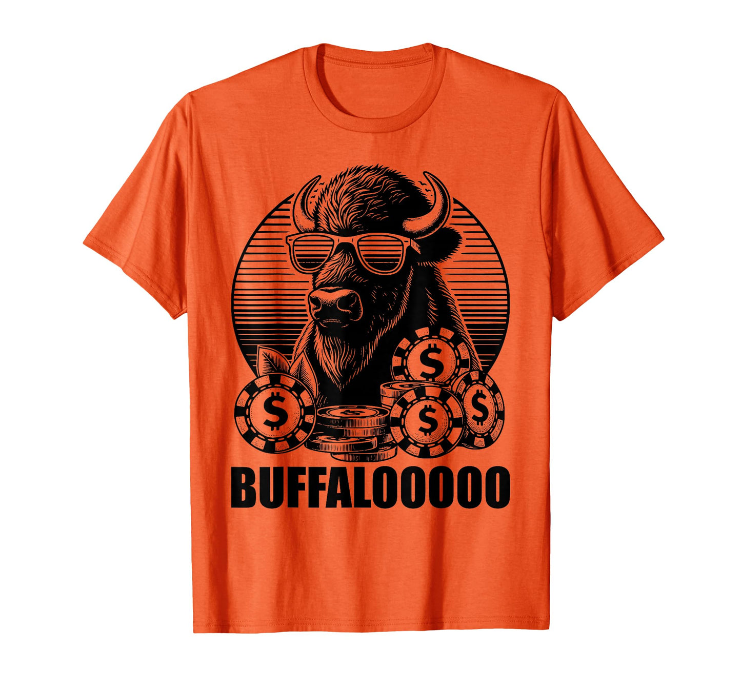 Lucky Buffalo Casino Slot Machine BUFFALOOOOO Gambling T-Shirt