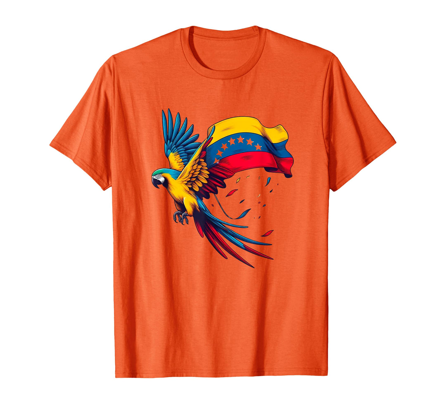 Venezuela 7 stars flag with Guacamaya T-Shirt