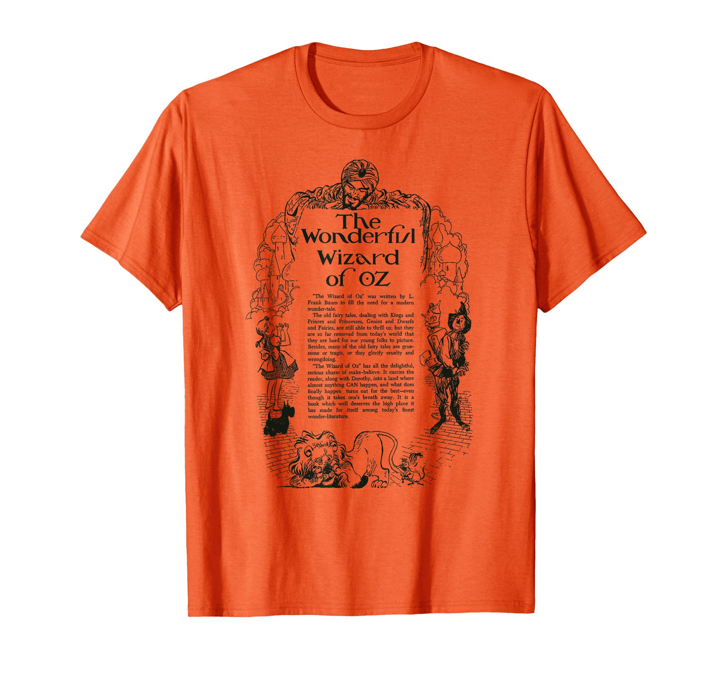 Oz Book Dorothy Toto Lion Scarecrow Oz Tin Man Wizard of OZ T-Shirt