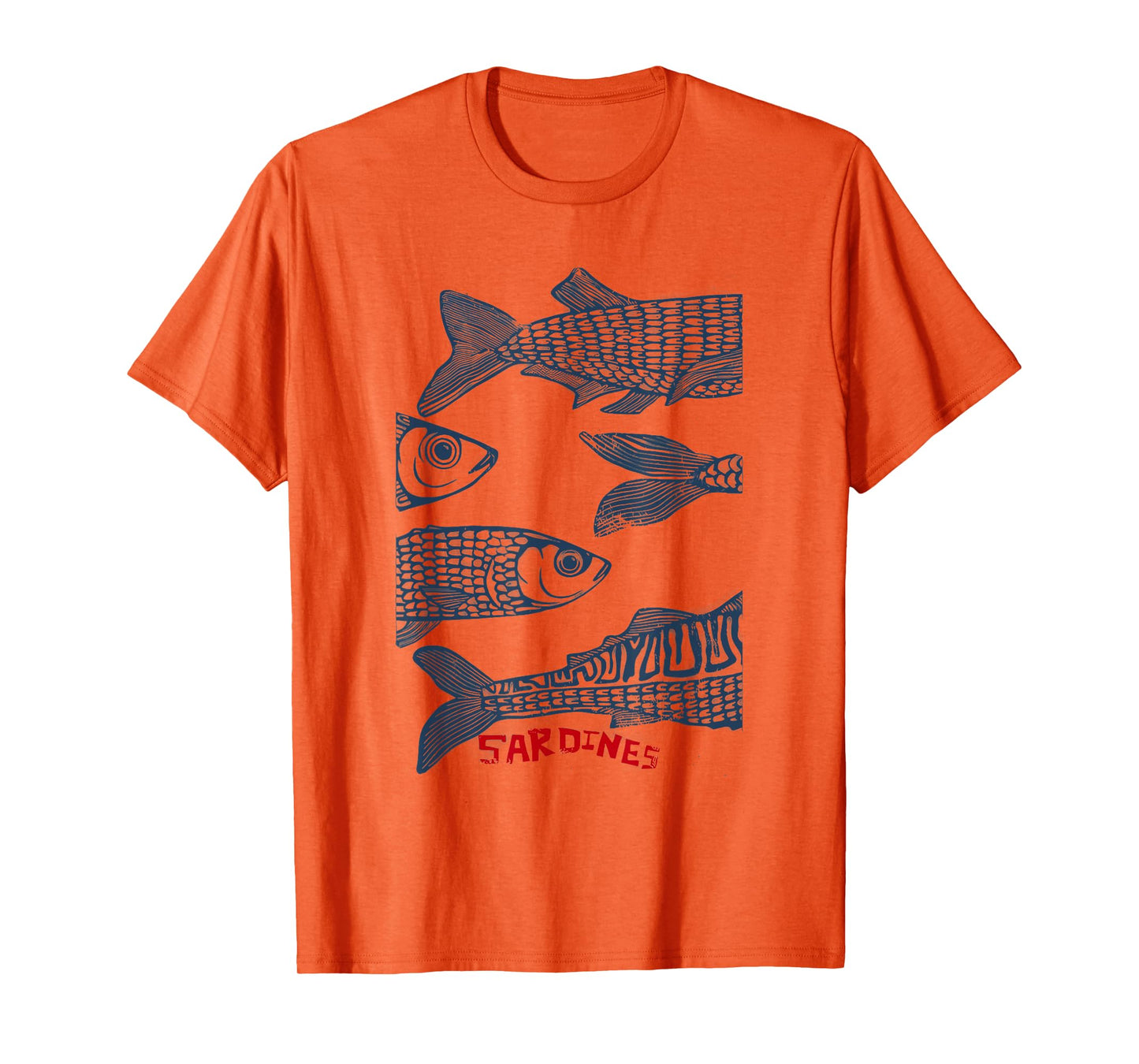 Sardines Tinned Fish Retro Graphic For Men Women T-Shirt