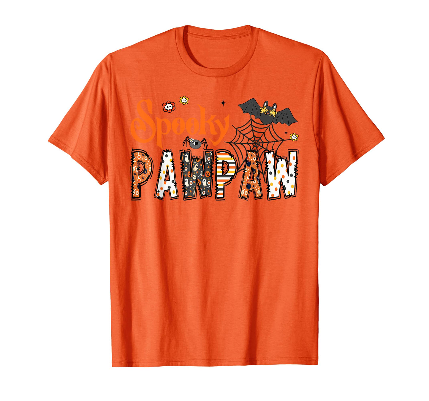 Spooky Pawpaw Halloween One Spooky Pawpaw Life T-Shirt