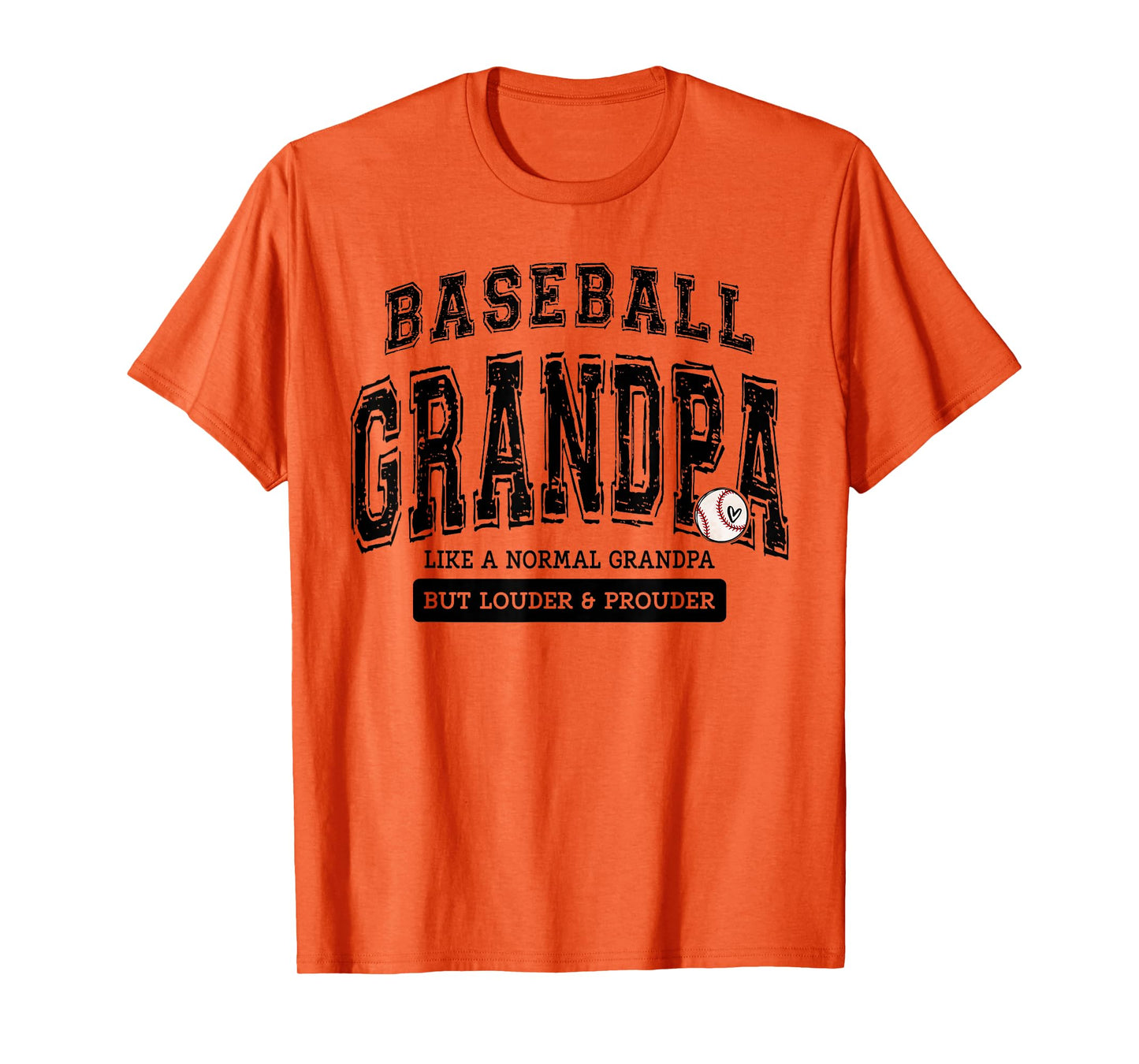Baseball Grandpa Baseball Father's Day Loud Proud Family T-Shirt