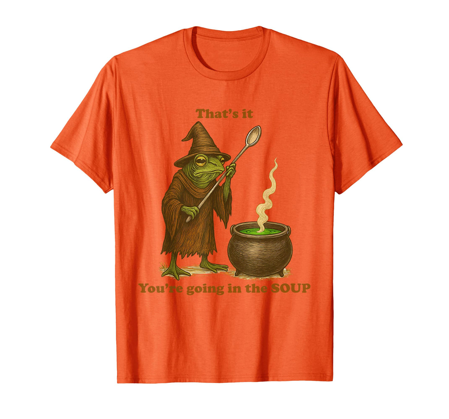 That's It You're Going in The Soup Funny Frog Meme Japanese T-Shirt
