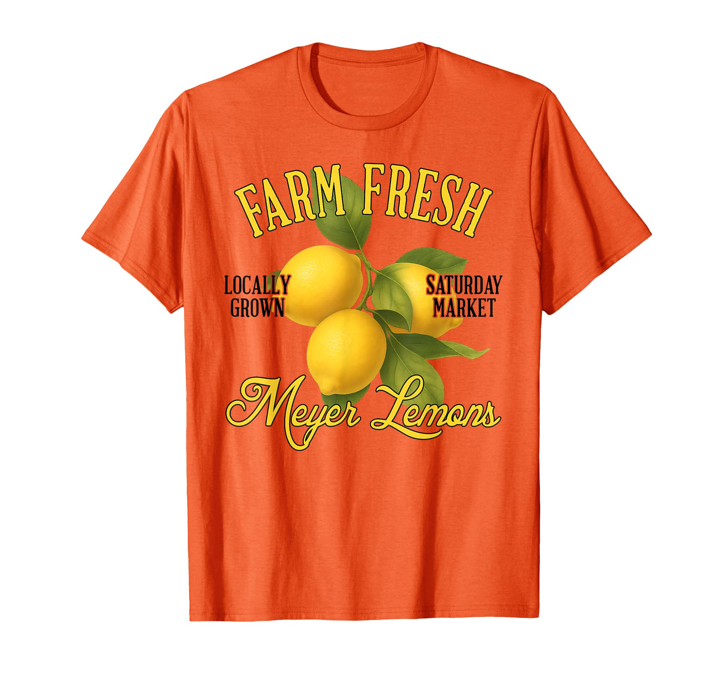Farmers Market Lemon Gardening Farm Fresh Meyer Lemons T-Shirt