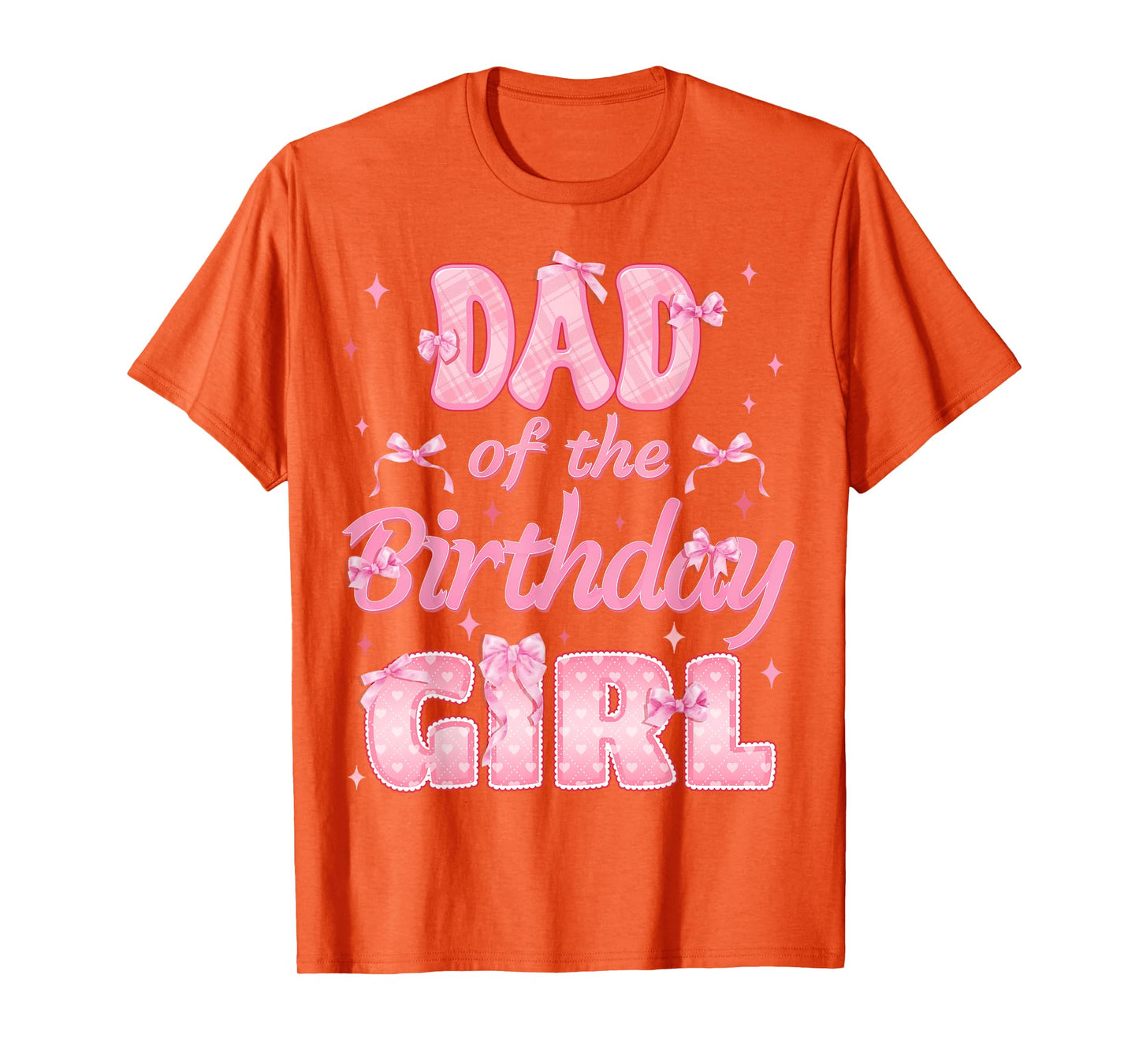 Dad And Mom Of The Birthday Girl Coquette Family Matching T-Shirt