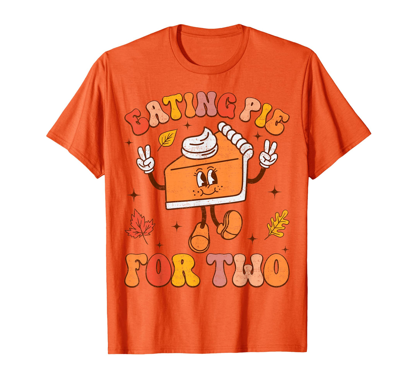 Eating Pie For Two Thanksgiving Pregnancy Announcement T-Shirt