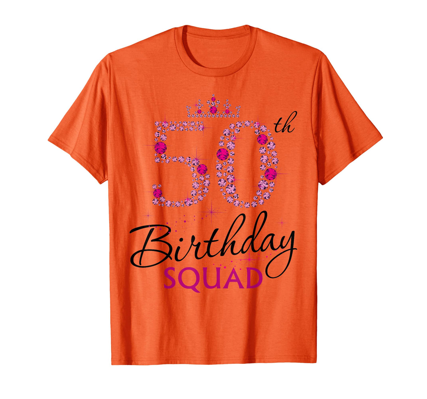 50th Bday Group Birthday 50 Birthday 50 Party Crew Squad T-Shirt