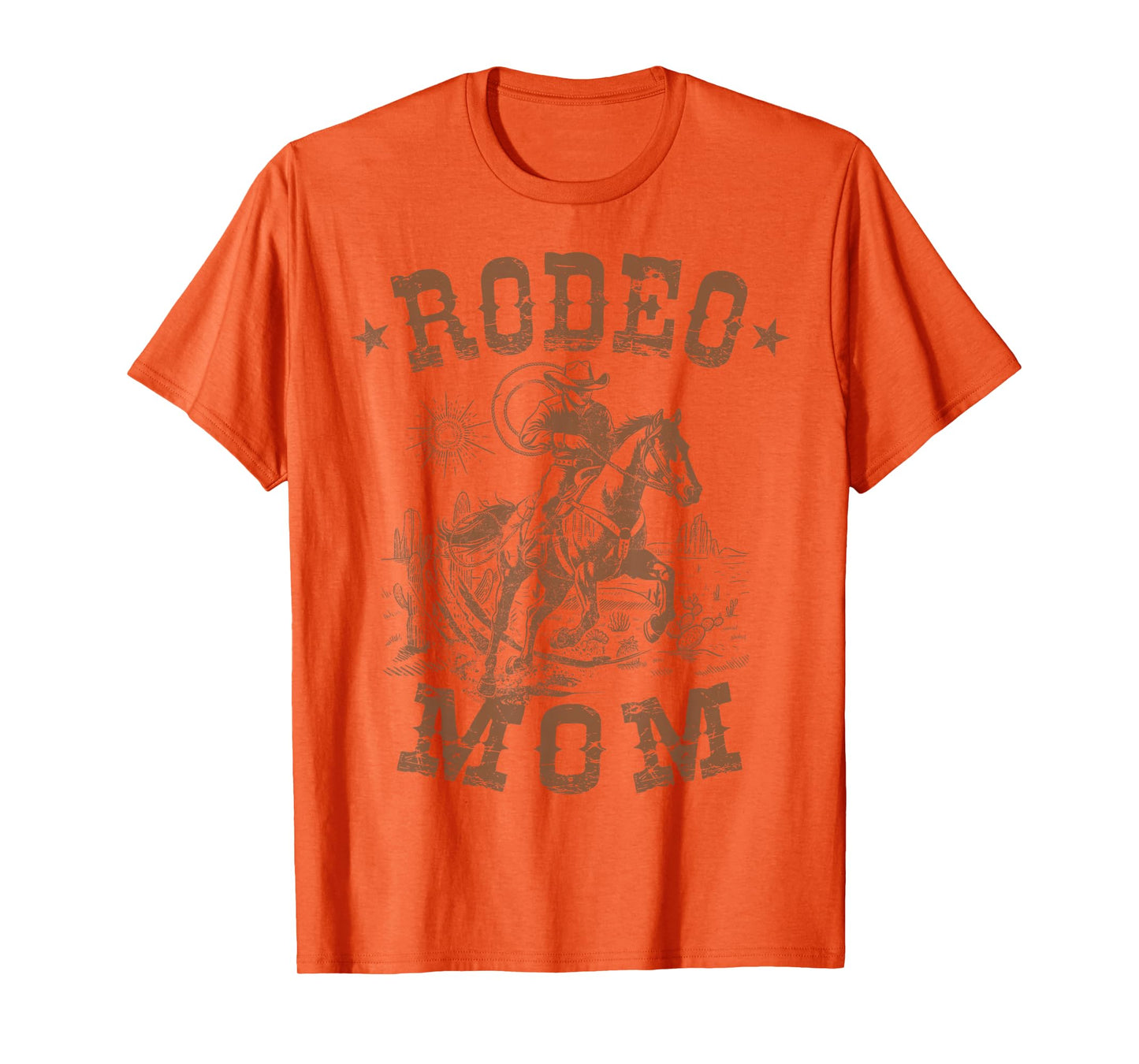 Rodeo Mom Western Cowboy Mommy Family Matching Mother's Day T-Shirt