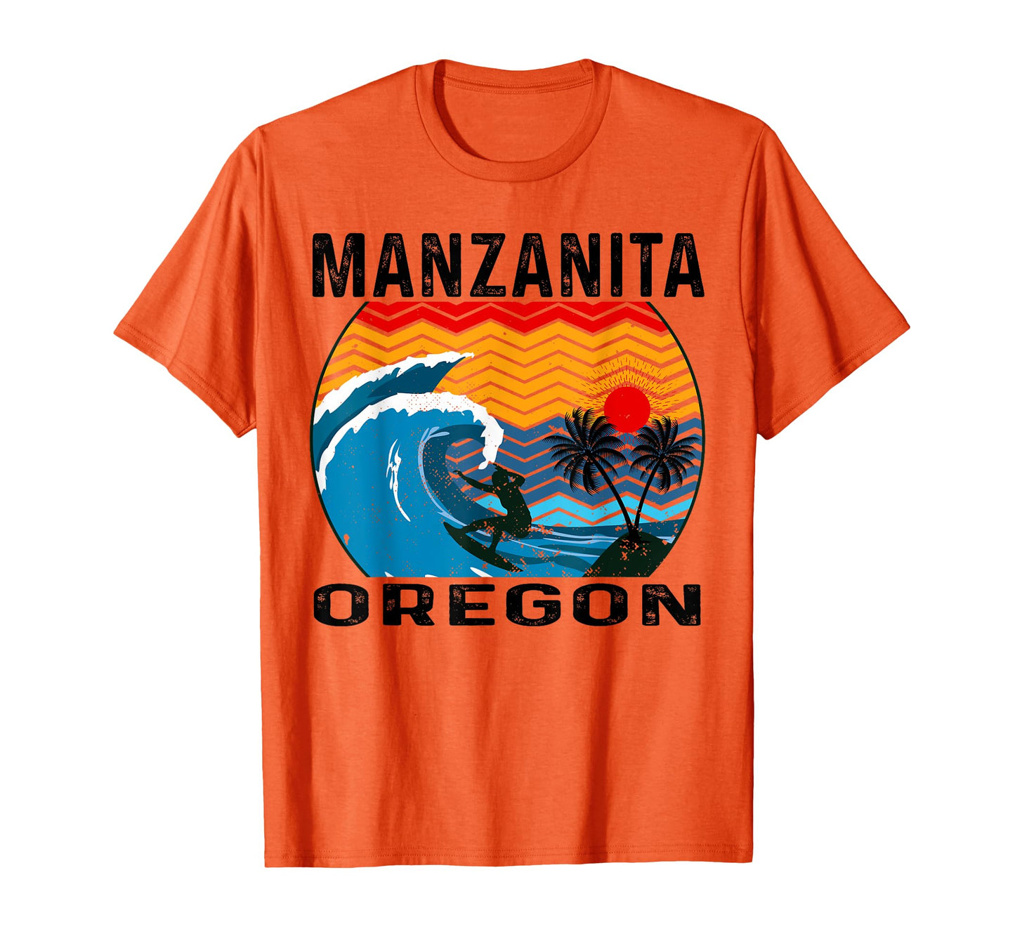 Oregon Manzanita Surfing Surfboard T-Shirt
