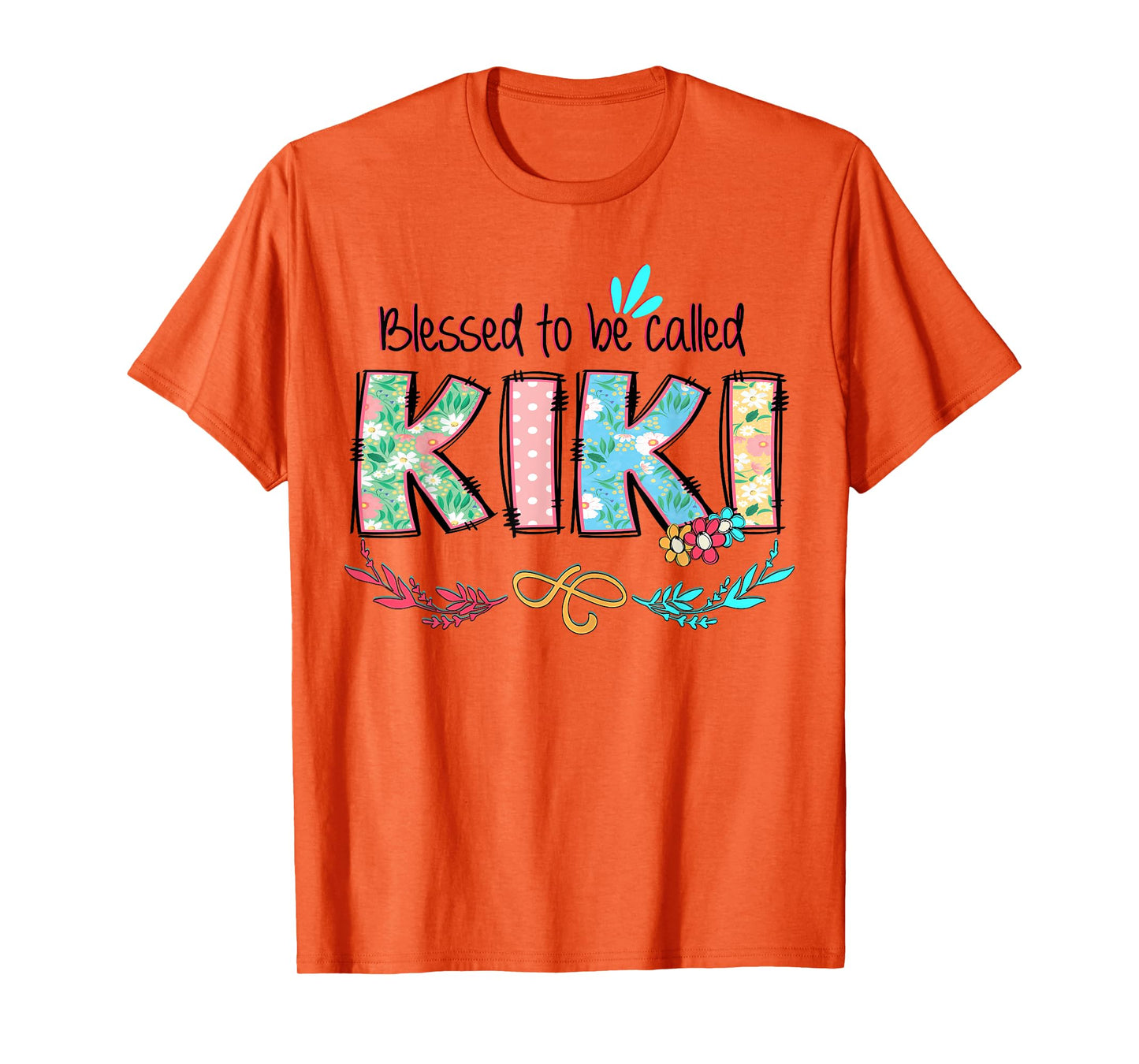 Blessed to Be Called Kiki Floral Mother's Day T-Shirt
