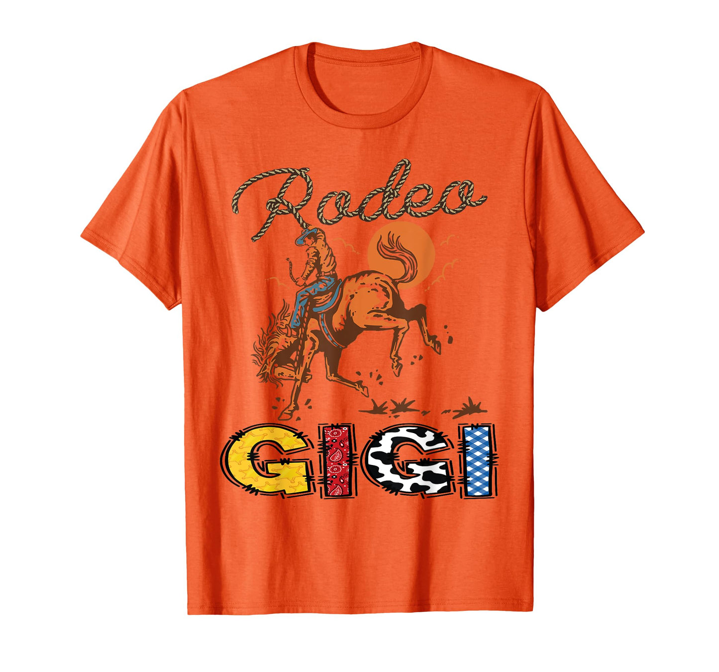 Rodeo Gigi Cowboy Cowgirl Birthday Matching Family T-Shirt