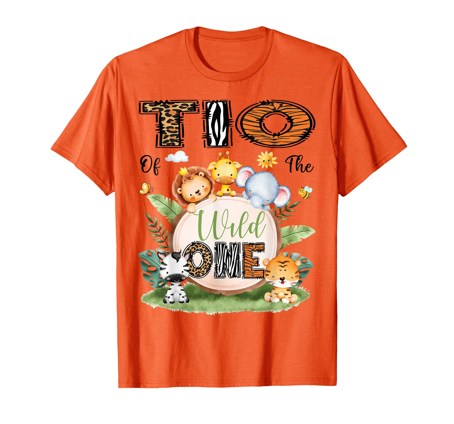 Tio Of The Wild One 1St Bday Boy Safari Woodland T-Shirt