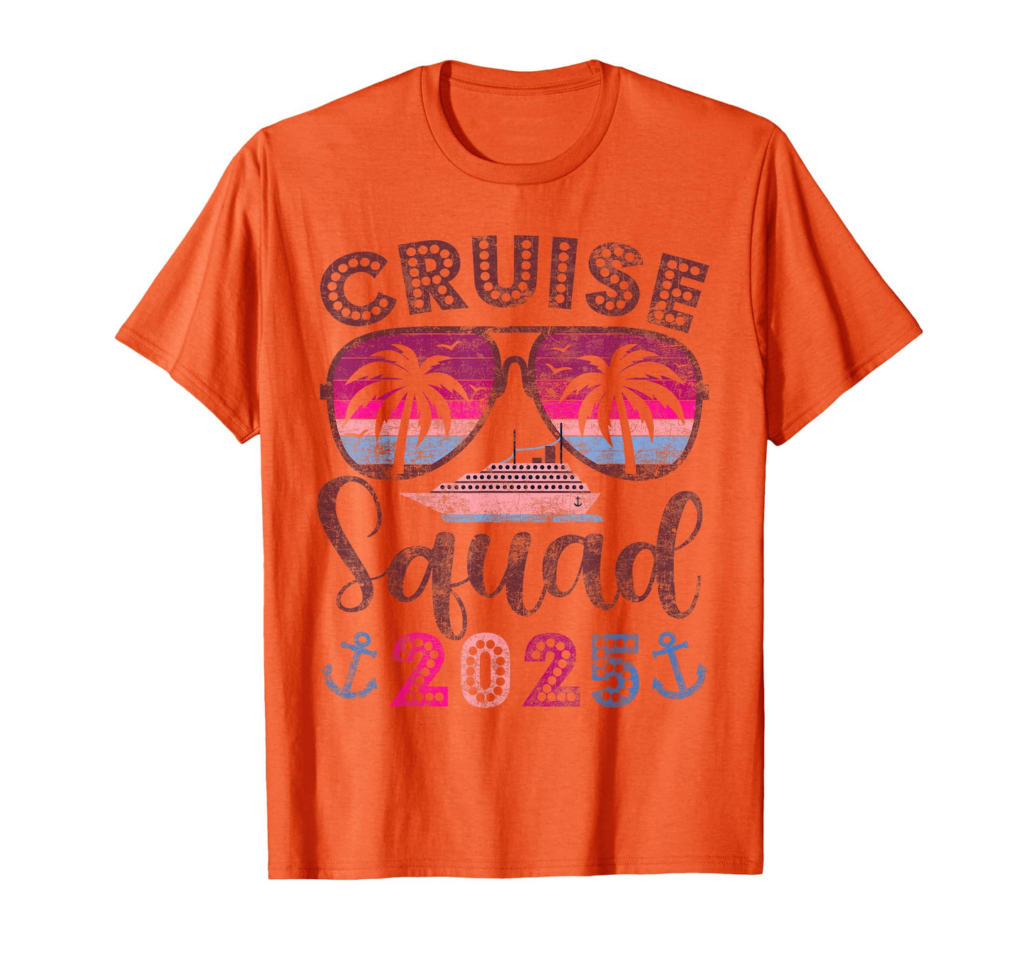 Cruise Squad 2025 Family Friends Vacation Matching Group T-Shirt