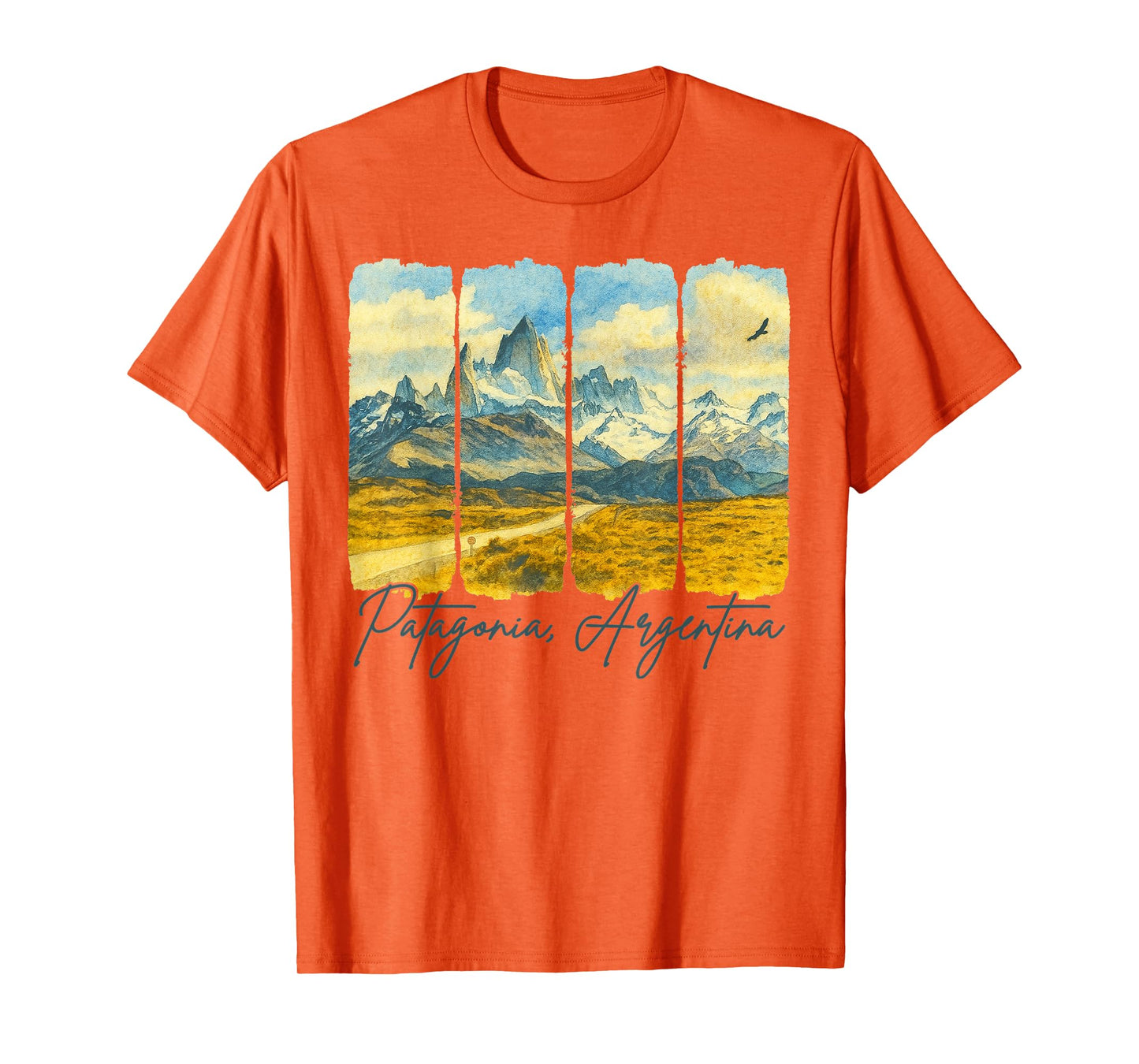 Patagonia Argentina Traveling Brushstroke Patagonia Trip T-Shirt