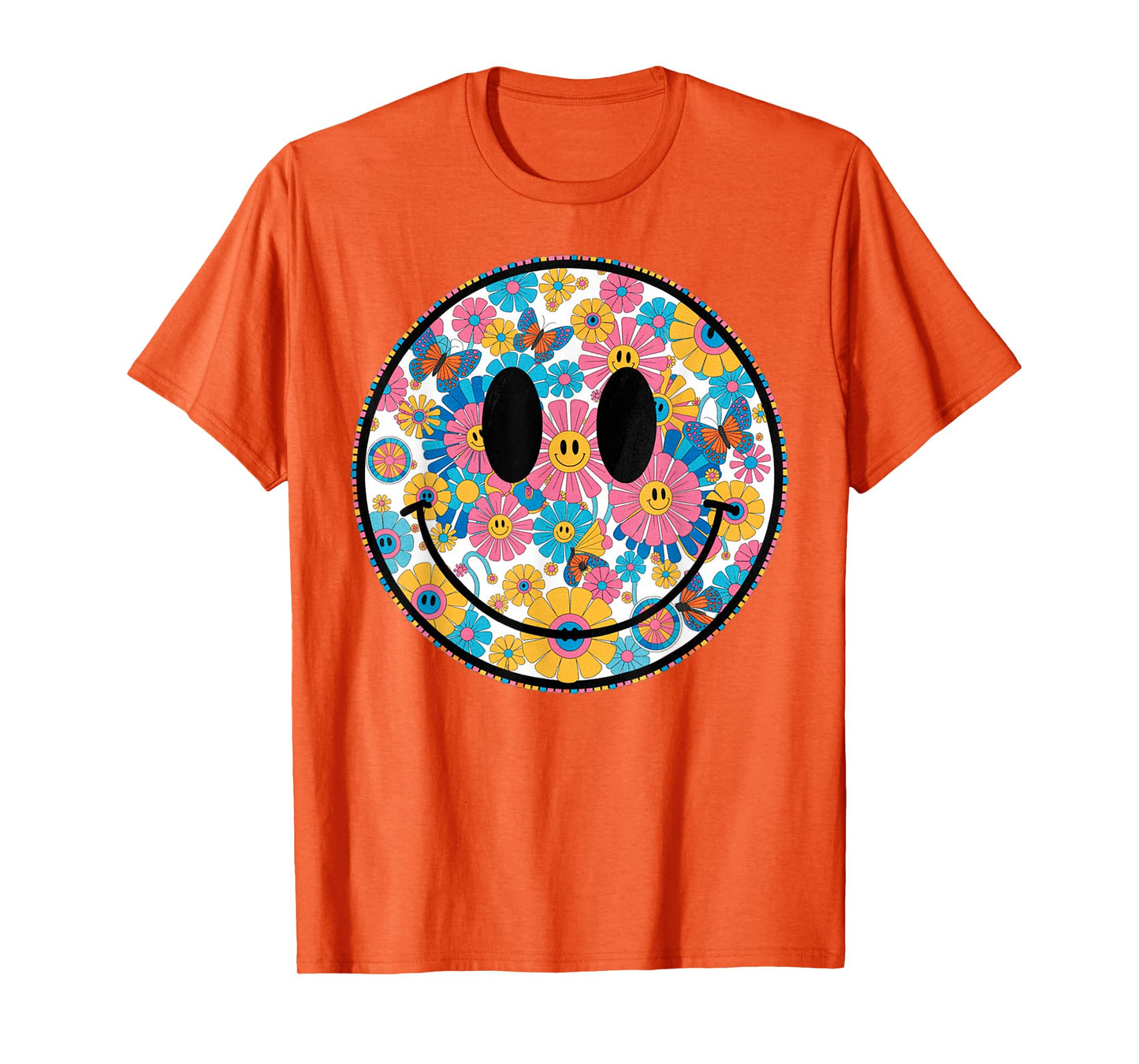 Happy Retro Daisy Smile Face Preppy Aesthetic Men Women Kids T-Shirt