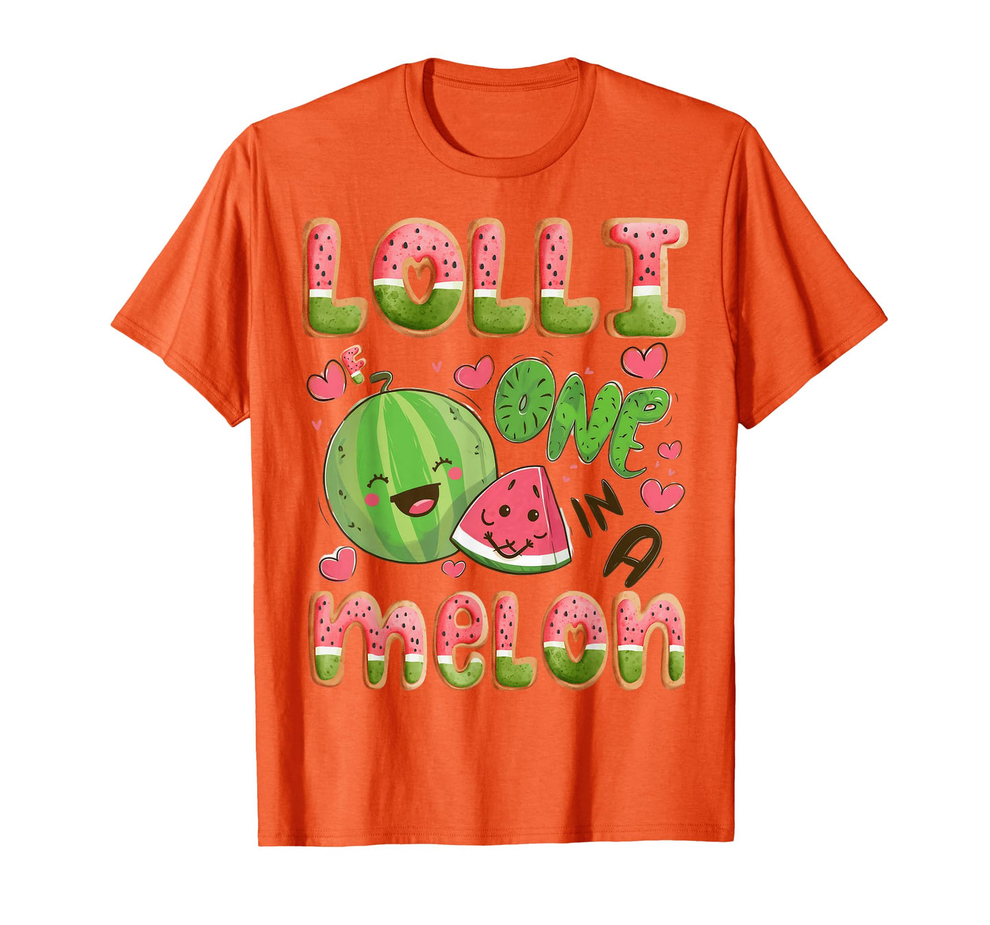 Lolli Of One In A Melon 1St Birthday Watermelon Bday Party T-Shirt