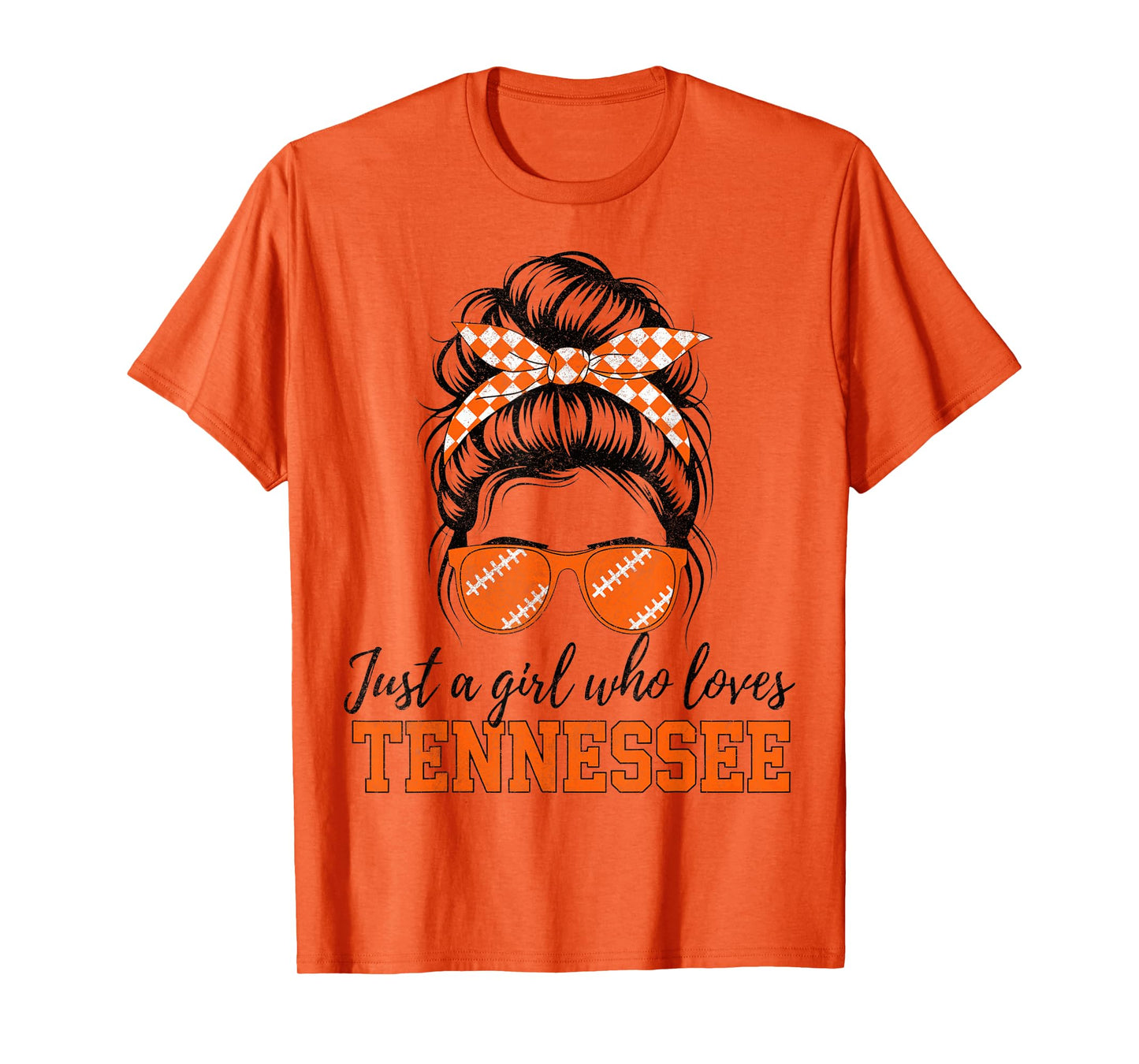Just a Girl Who Loves Tennessee Tennessee Women Girls Moms T-Shirt