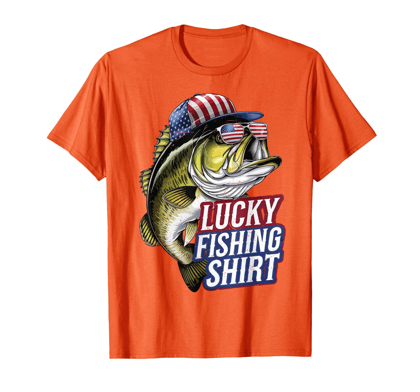Kids My Lucky Bass Fishing-Shirt Youth Boy Funny Fisherman T-Shirt