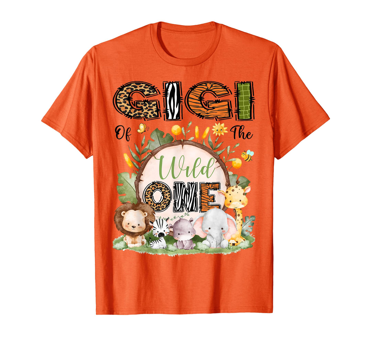 Gigi Of The Wild One 1St Birthday Boy Safari Jungle T-Shirt