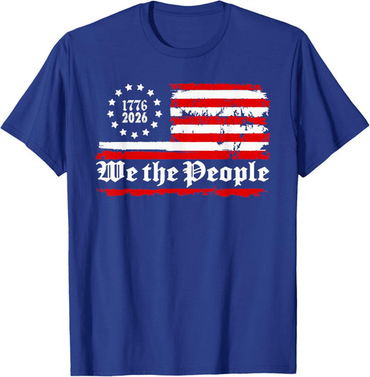 250 Years America Anniversary 250th Independence Day Freedom T-Shirt - T-Shirt | Royal