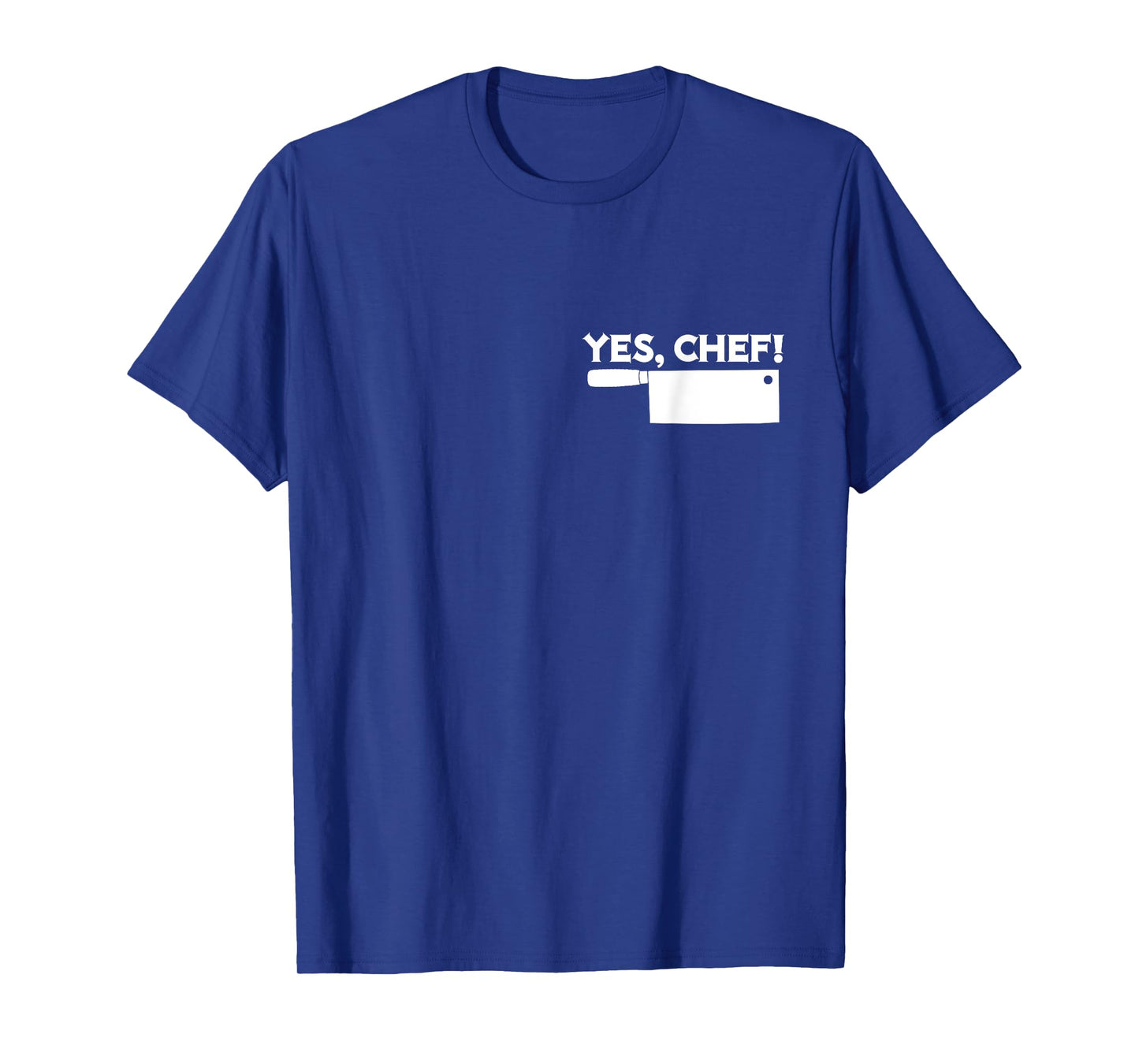 YES, CHEF Professional Sous Chef Funny Simple Text Meme T-Shirt