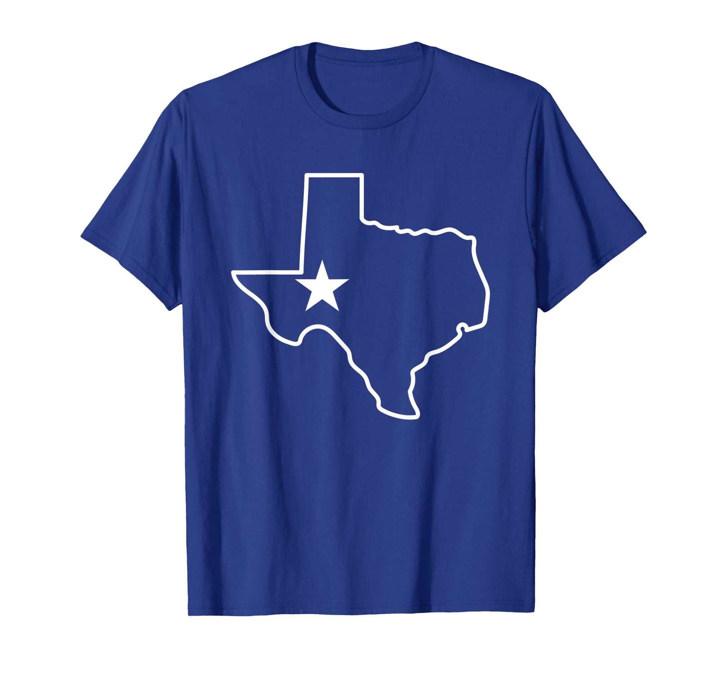 Texas State Outline map for teen girls T-Shirt