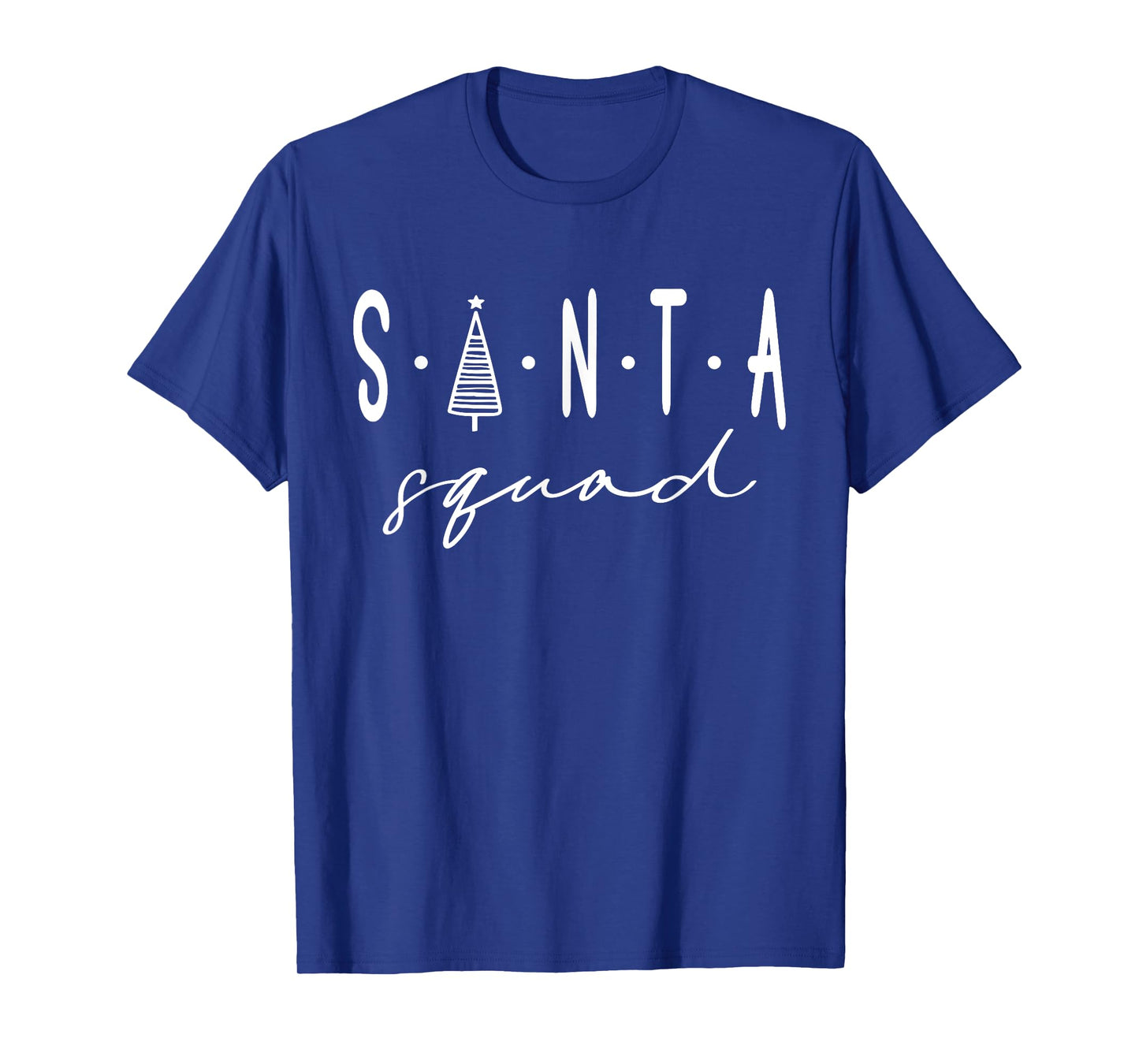 Santa Squad Christmas Team Santa Crew Family Matching Xmas T-Shirt