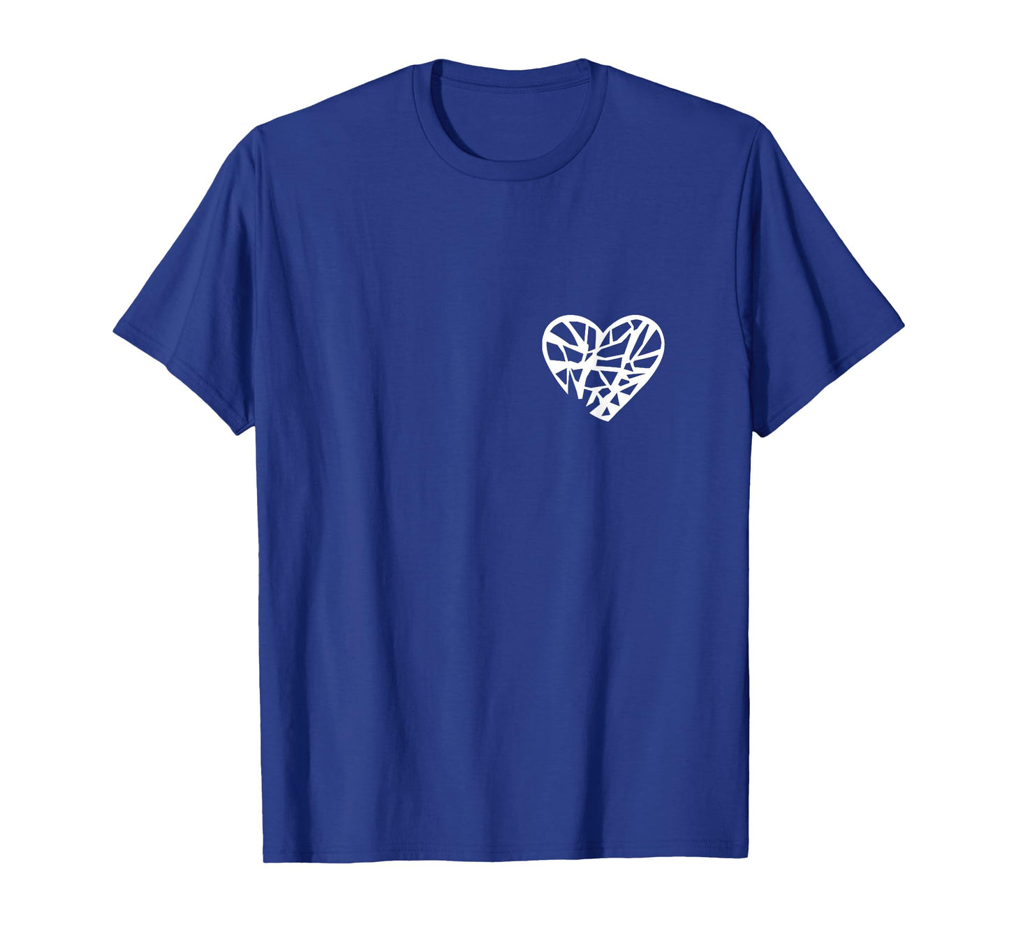 Cracked Heart Kintsugi Japanese Art Men Women Geometric T-Shirt