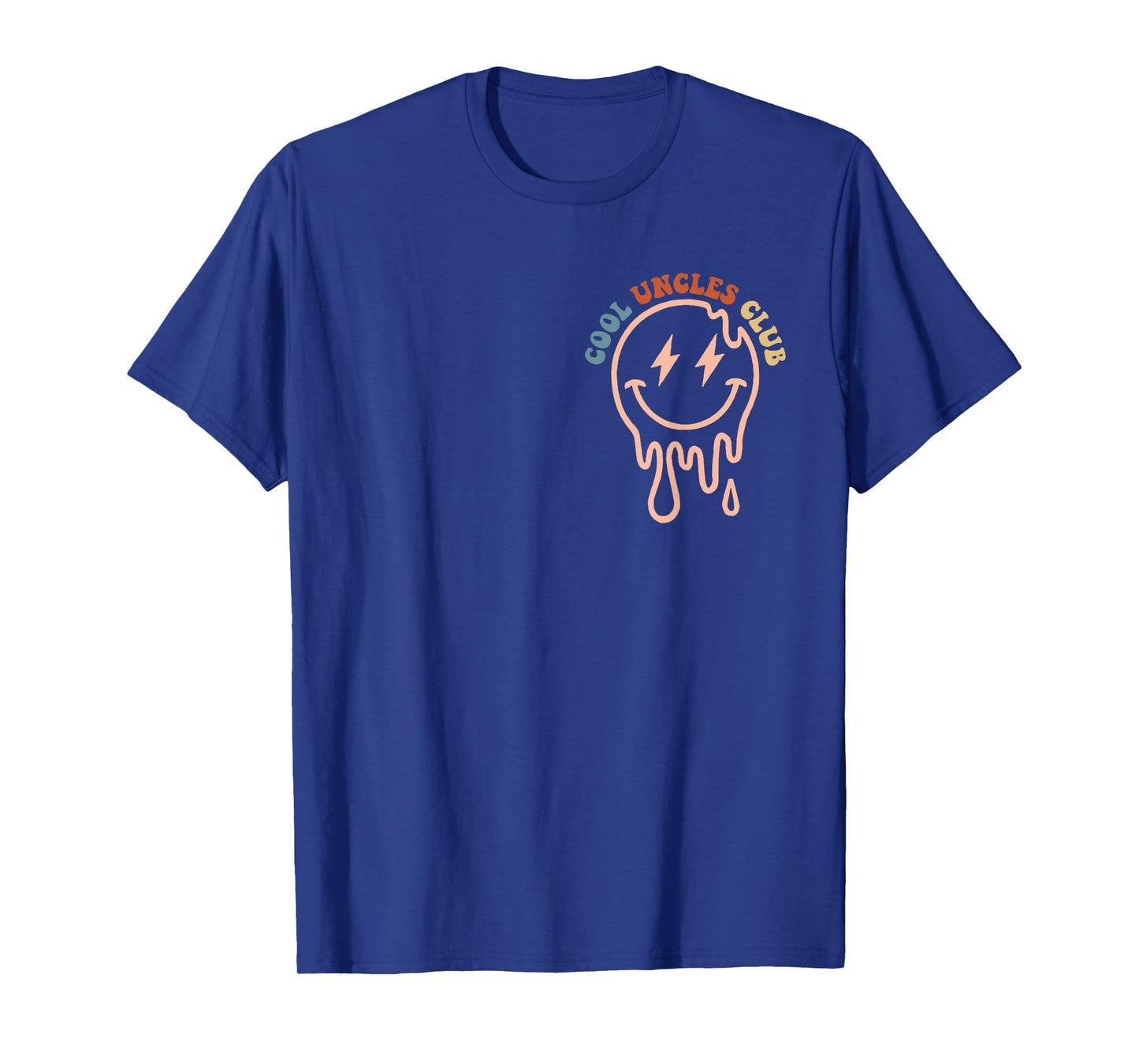 Groovy Cool Uncles Club Funny New Uncle Father's Day 2 Sided T-Shirt