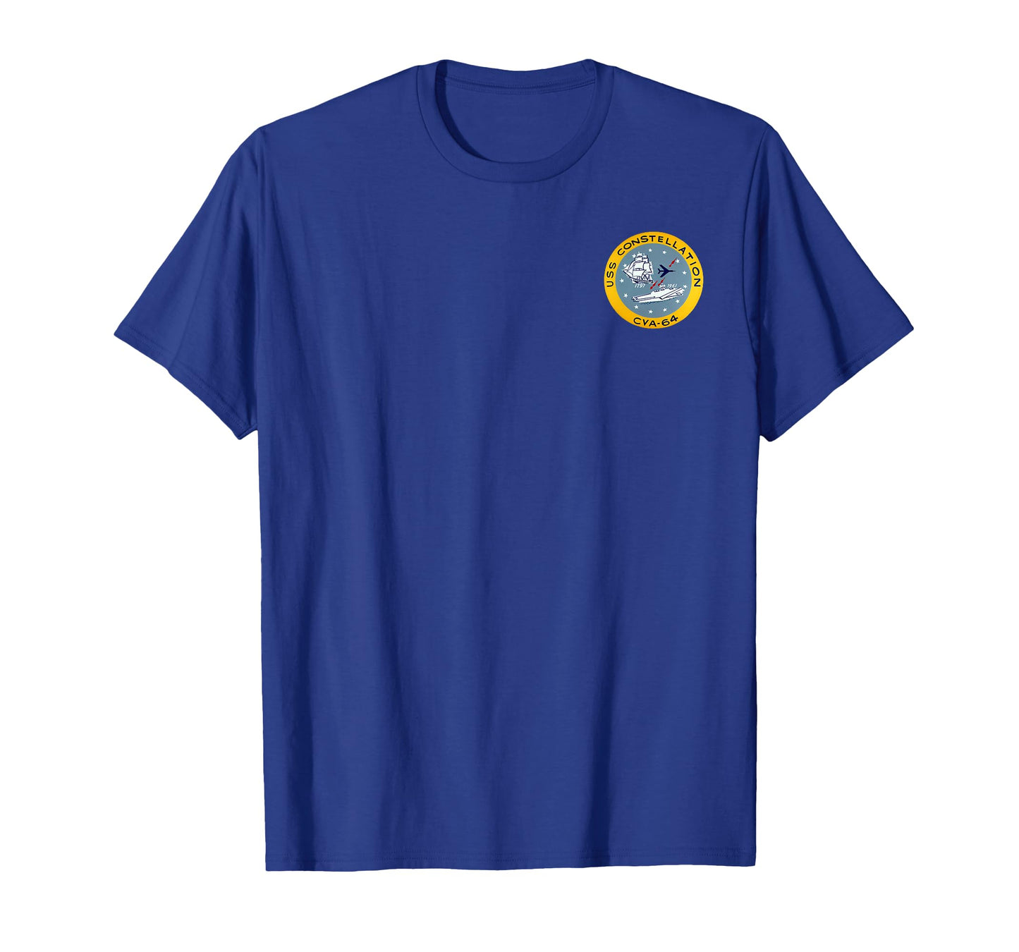 USS Constellation CV-64 Aircraft Carrier Veteran Vintage Men T-Shirt