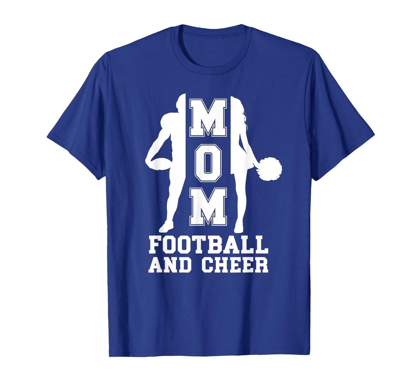 Football And Cheer Mom Of Cheerleader And Football Player T-Shirt