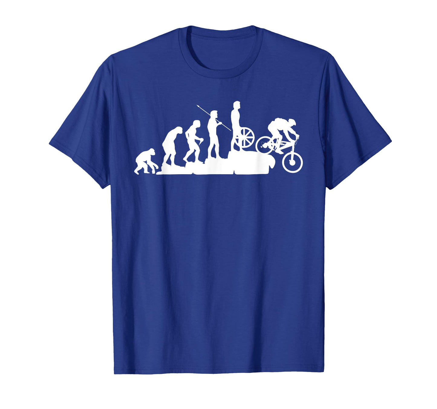 MTB Mountain Biker Evolution Downhill Bike Rider T-Shirt
