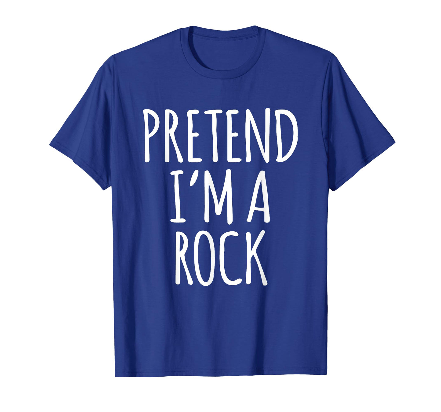 Funny Lazy Halloween Costume Shirt - Rock Boulder Gravel Tee T-Shirt