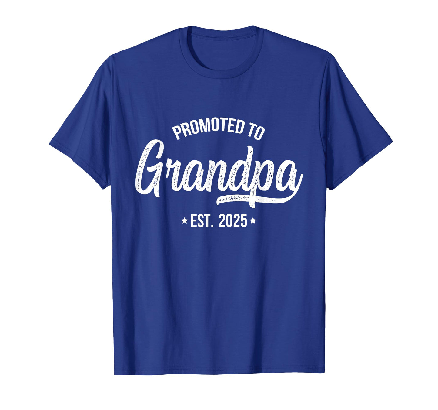 Promoted To Grandpa 2025 Grandfather 2025 Grandpa Est 2025 T-Shirt