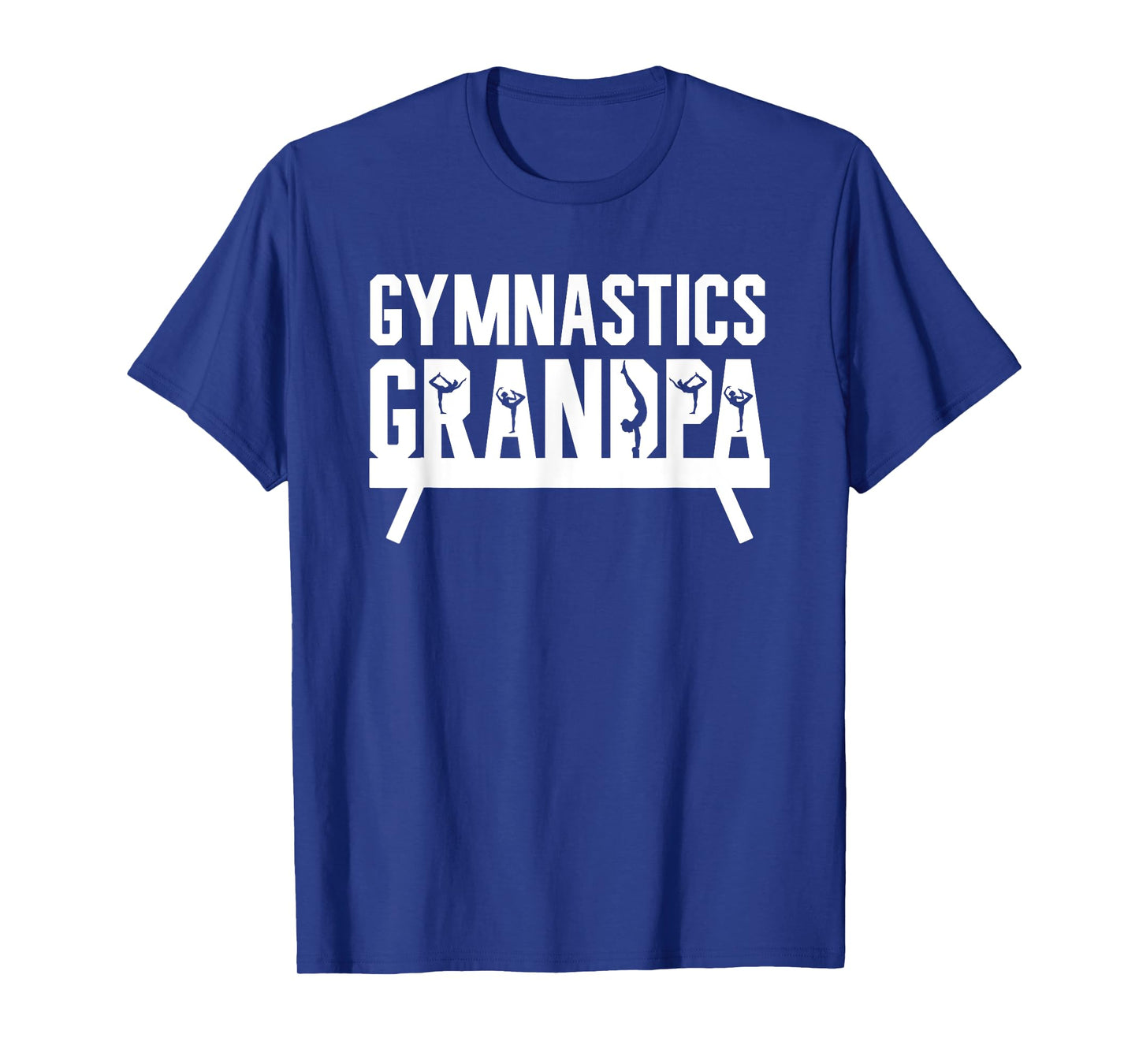 Gymnastics Grandpa Of A Gymnast Grandfather T-Shirt