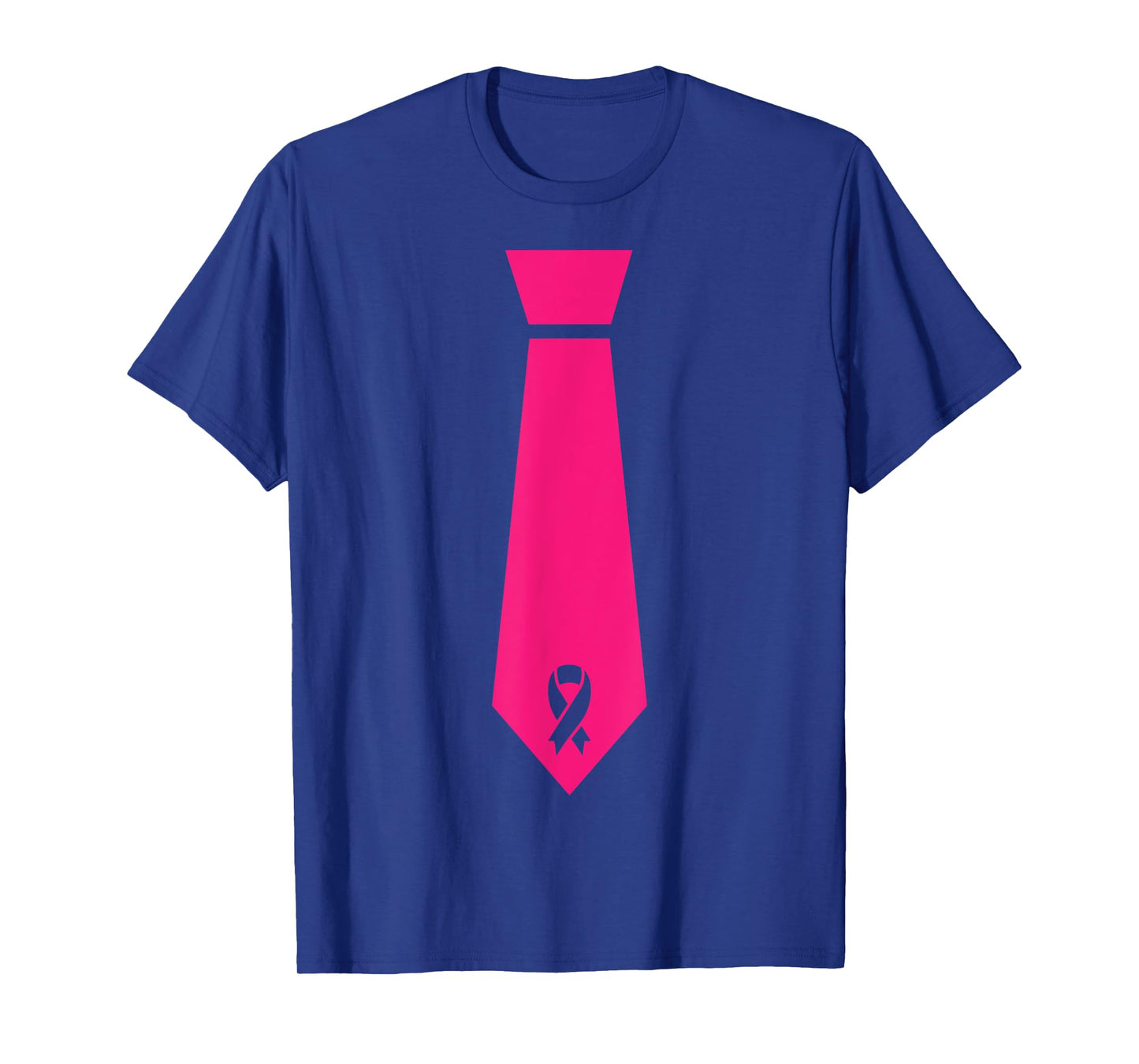 Pink Ribbon Tie Breast Cancer Awareness T-Shirt